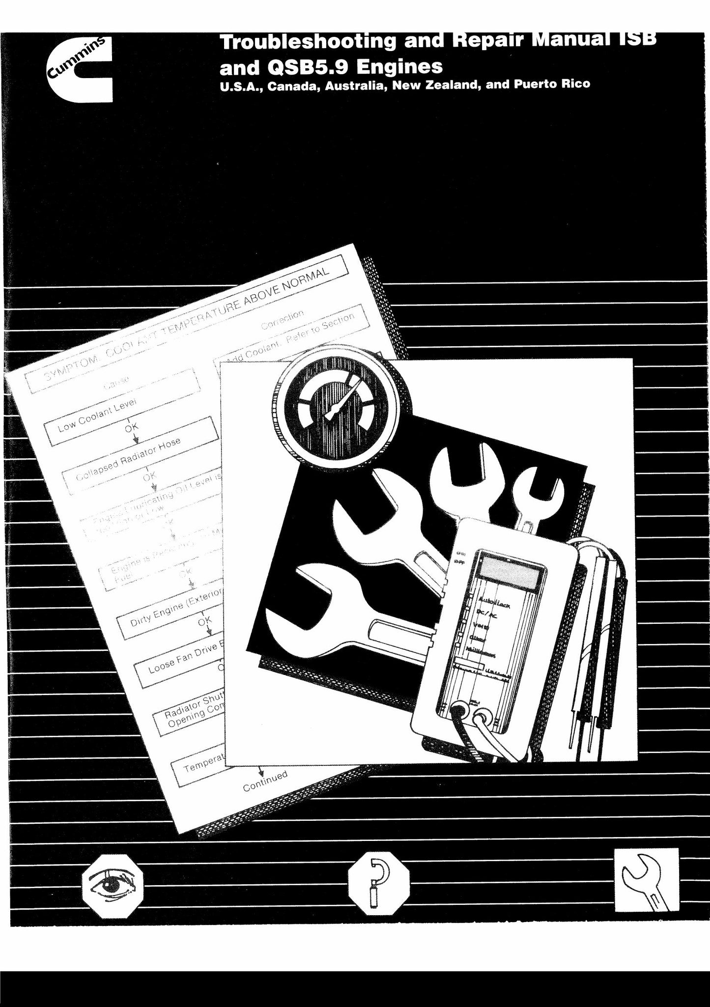 Cummins ISB QSB5.9 Engine Troubleshooting and Factory Workshop Repair Manual 9806-3050