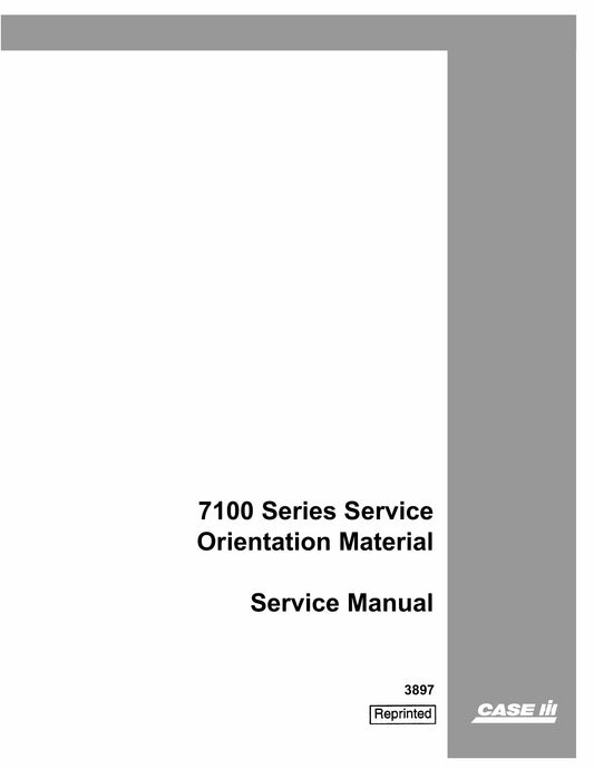 CASE 7100 Series Factory Workshop Service Manual 3897