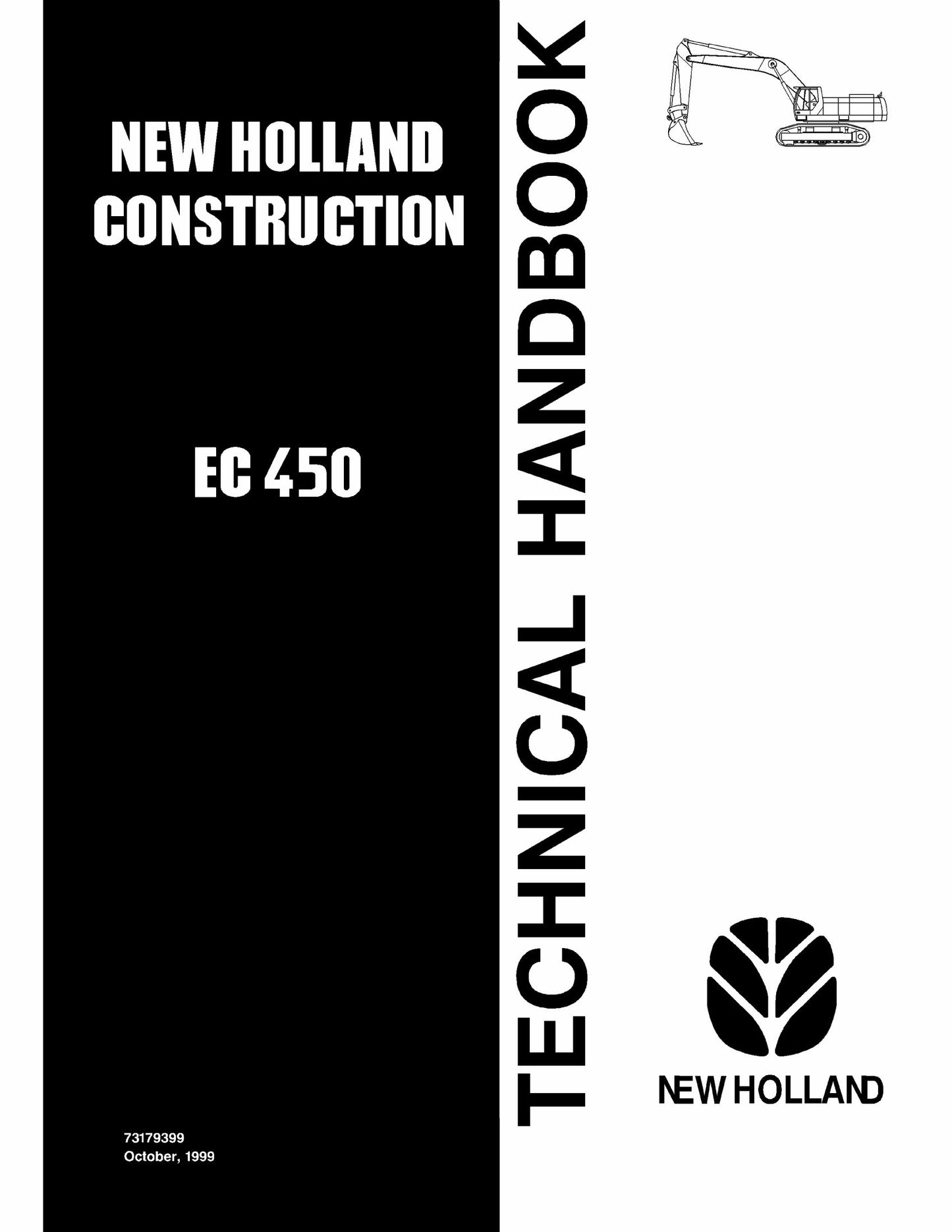 New Holland EC 450 Crawler Excavator Technical Handbook 73179399