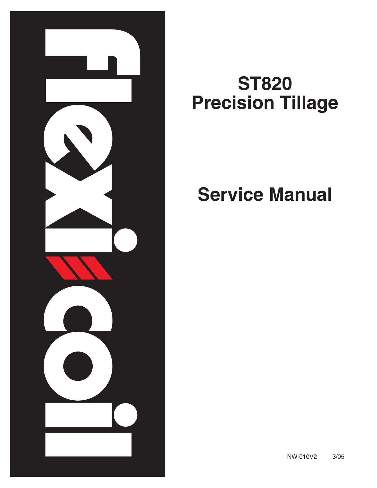 Flexi-Coil ST820 Precision Tillage Factory Workshop Service Manual NW-010V2