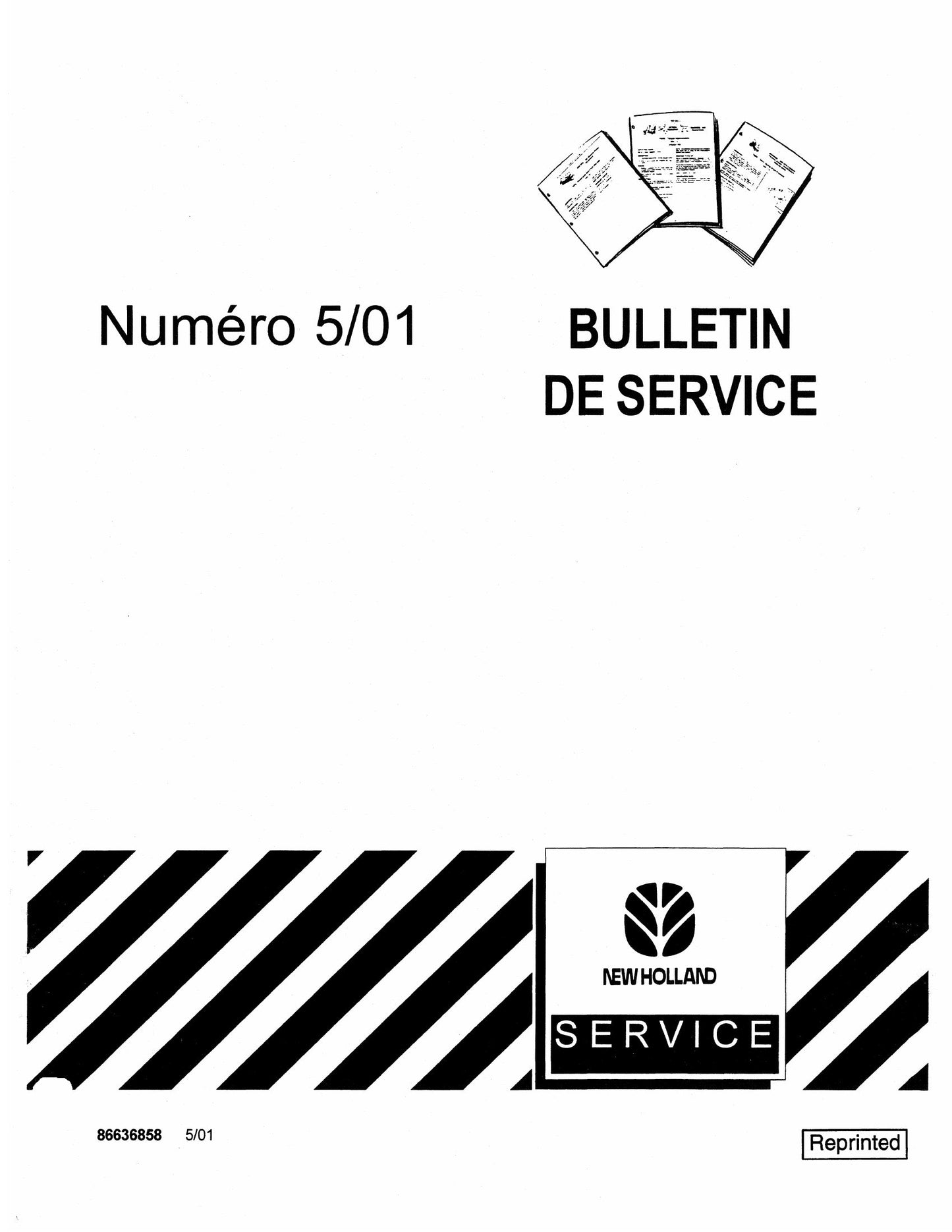 New Holland LS140 LS150 LS160 LS170 LS180 LS190 Traktor Bulletin de Service