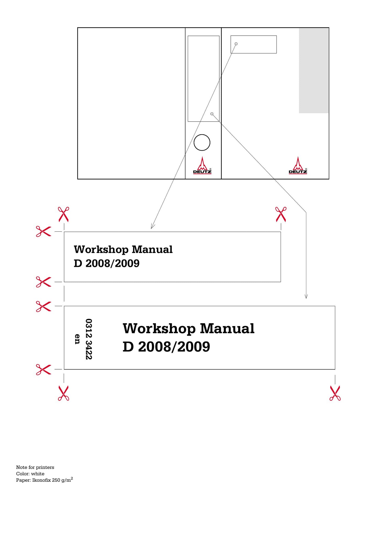 DEUTZ Engine Workshop Manual 0312 3422