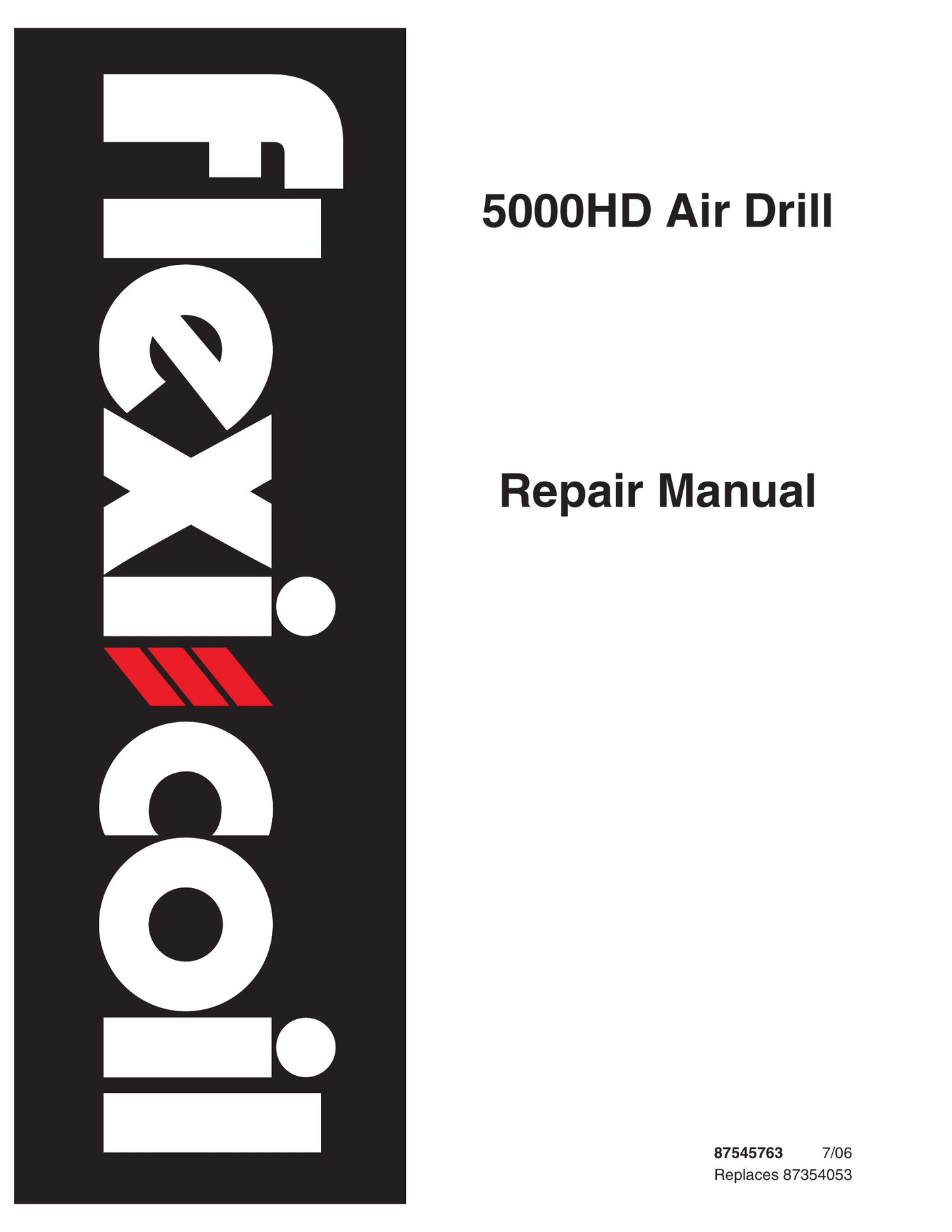 Flexi-Coil 5000HD Air Drill Factory Workshop Repair Manual 87545763