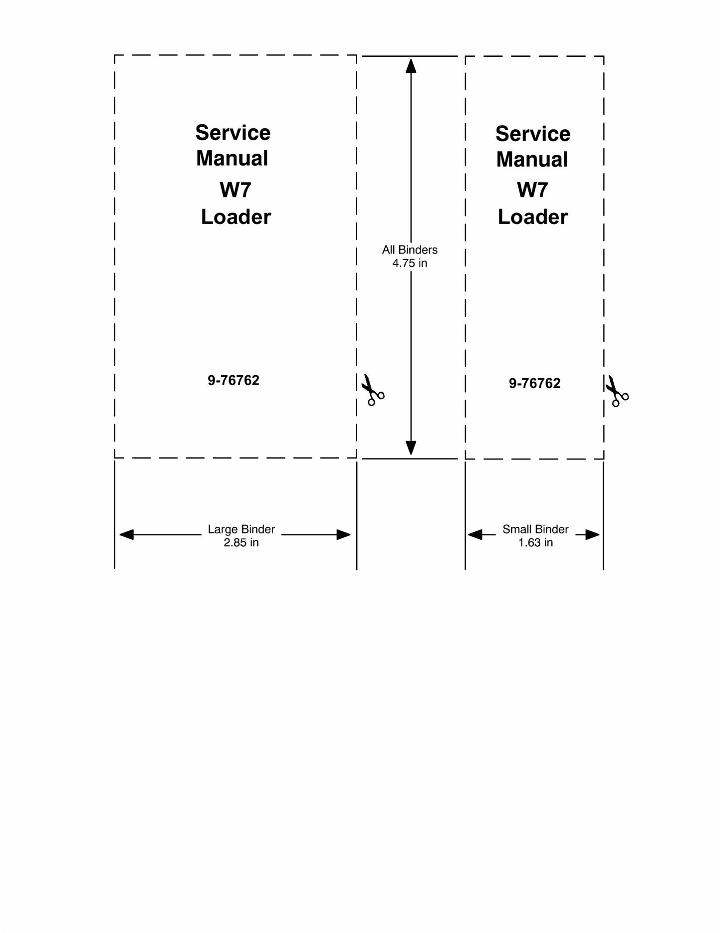 CASE W7 Backhoe Loader Factory Workshop Service Manual 9-76762