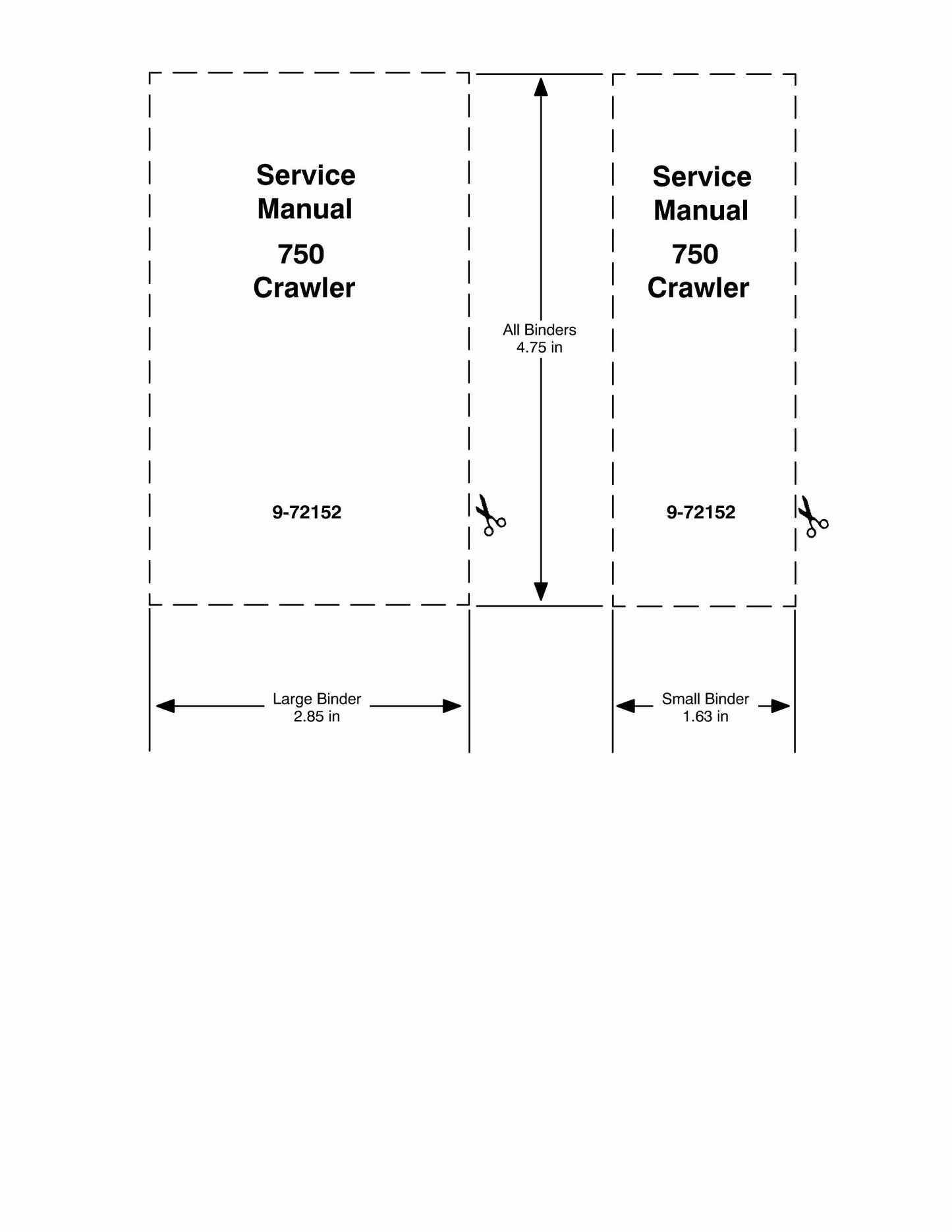UNKNOWN 750 Crawler Bulldozer Factory Workshop Service Manual 9-72152