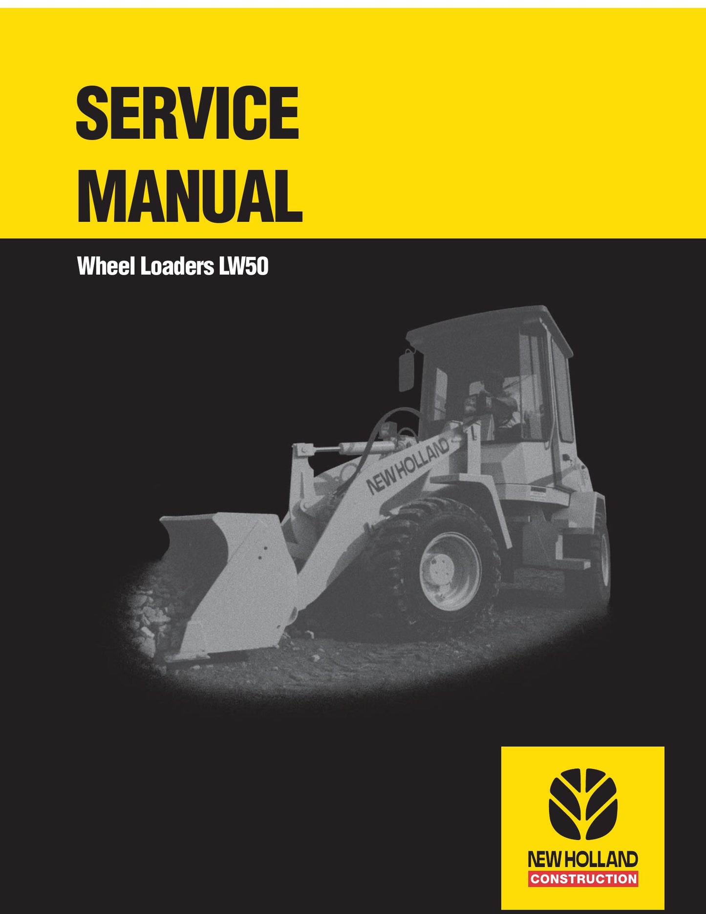New Holland LW50 Wheel Loader Factory Workshop Service Manual