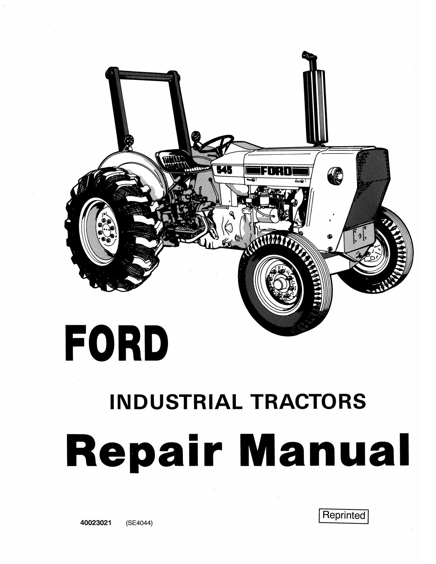 FORD Industrial Tractors Tractor Factory Workshop Repair Manual 40023021