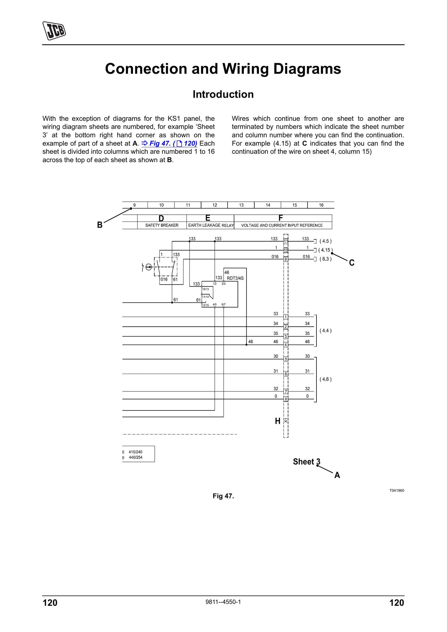 JCB CP1 CP2 Wiring Diagrams 9806-6600