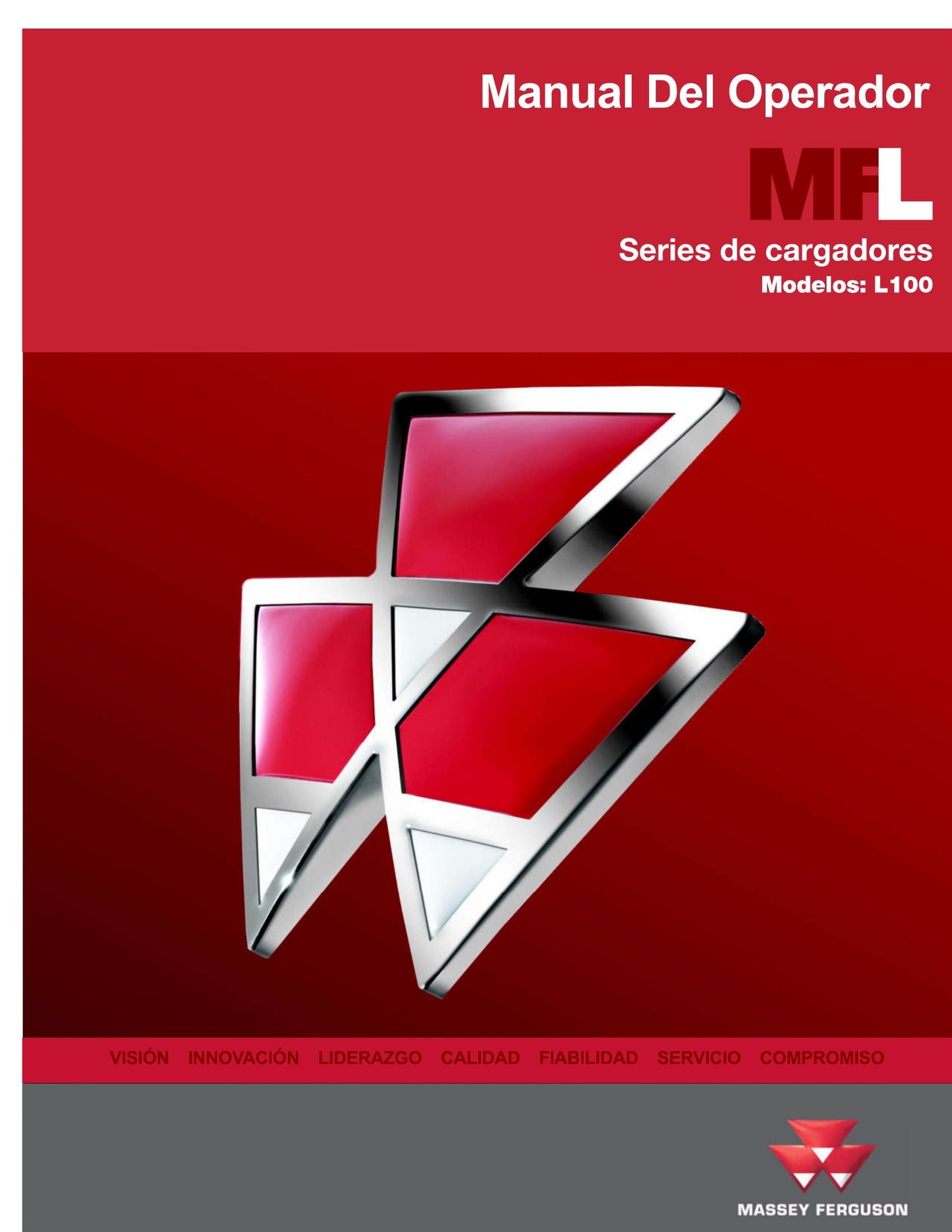 MASSEY FERGUSON L100 Skid Steer Loader Factory Workshop Operator Manual (ES)