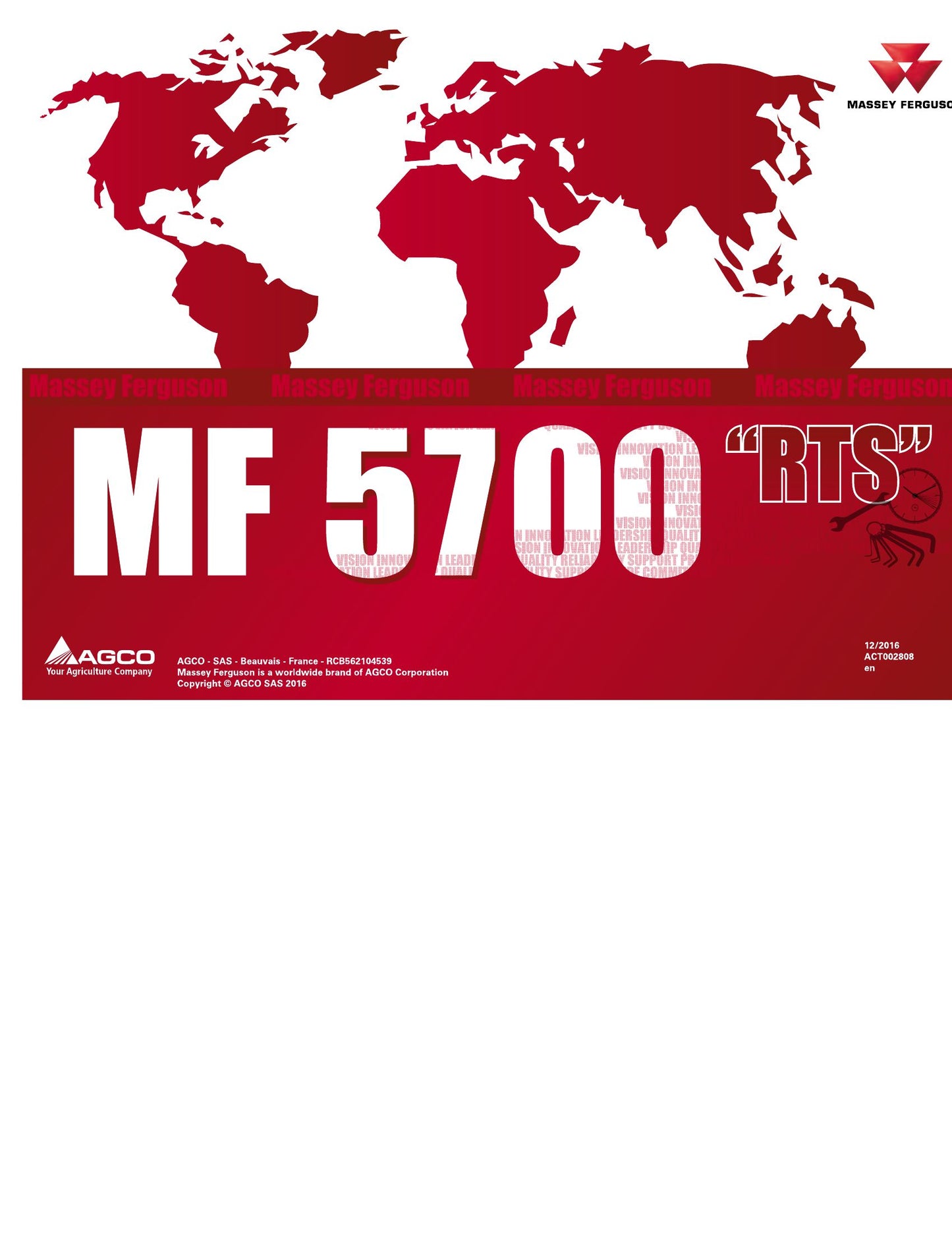 MASSEY FERGUSON MF 5700 Tractor Brochure ACT092808