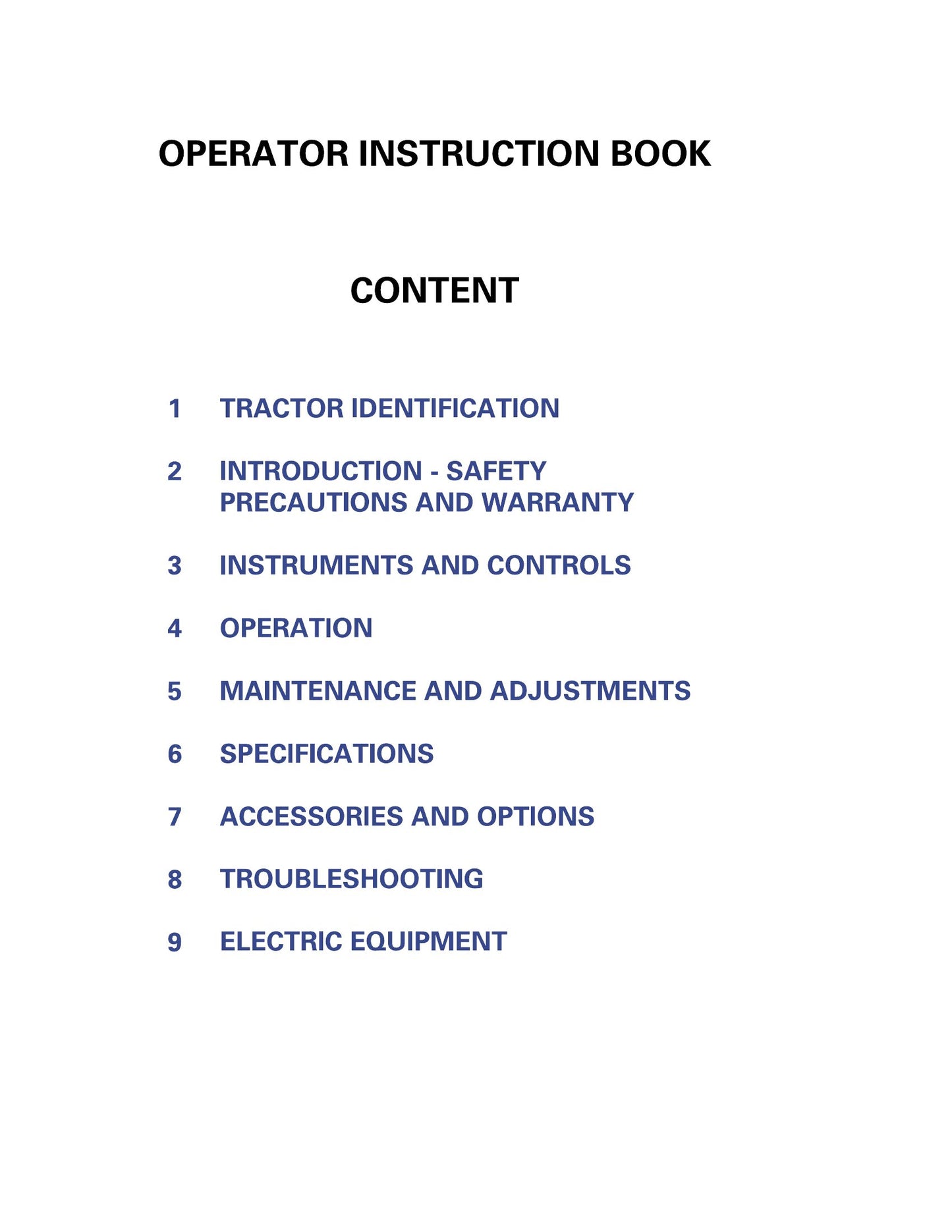 MASSEY FERGUSON 8210 8220 8240 8250 8260 8270 8280 Tractor Factory Workshop Operator Manual 3378 344M1