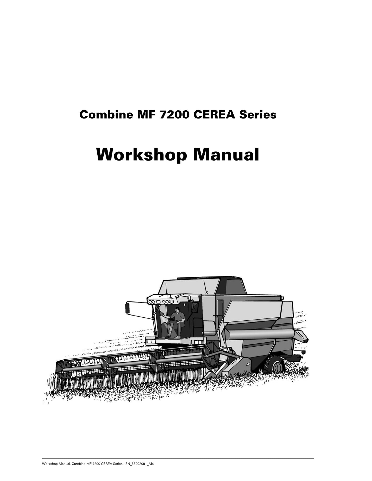 MASSEY FERGUSON 7200 Combine Workshop Manual EN.63002091_M4