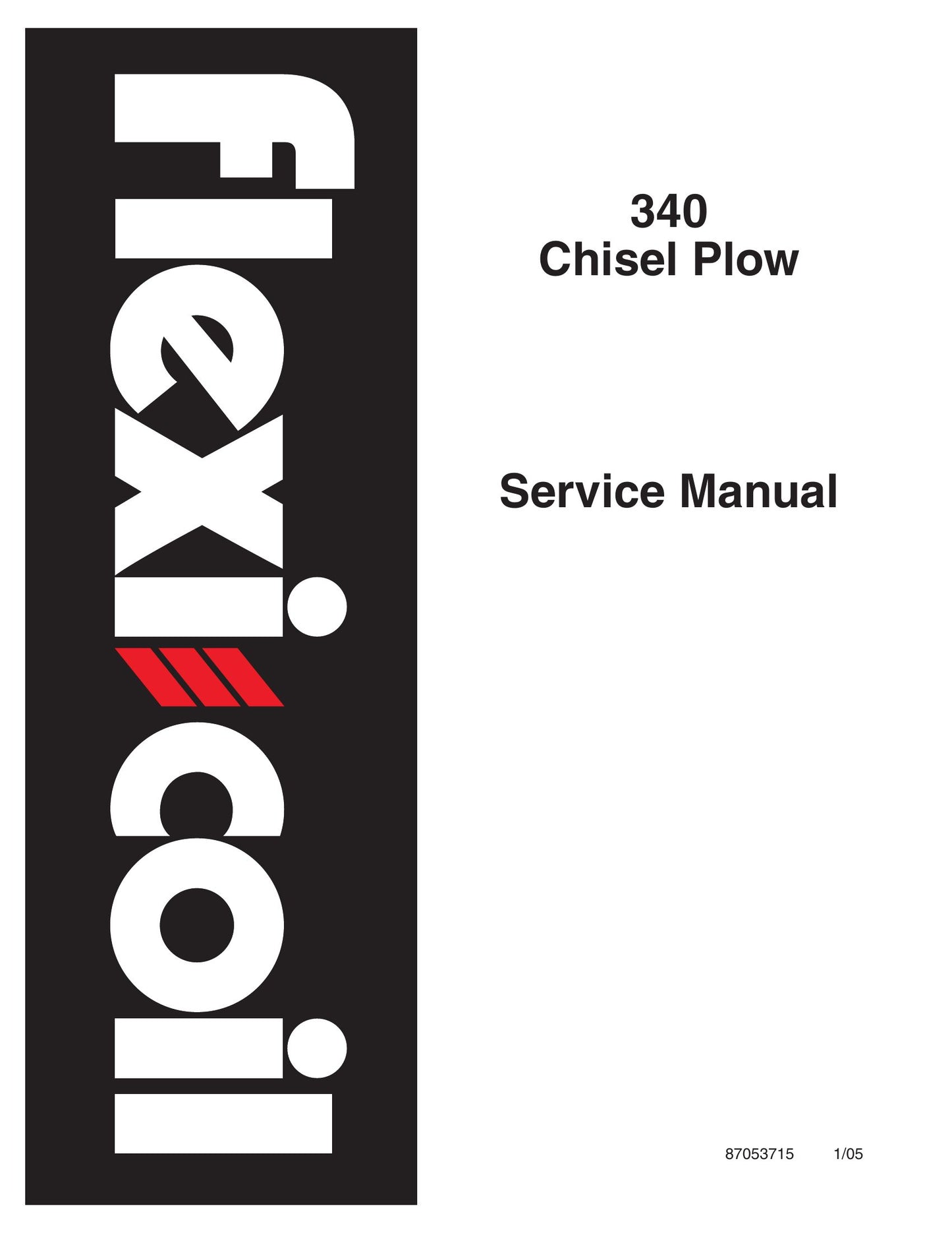 Flexi-Coil 340 Chisel Plow Factory Workshop Service Manual 87053715