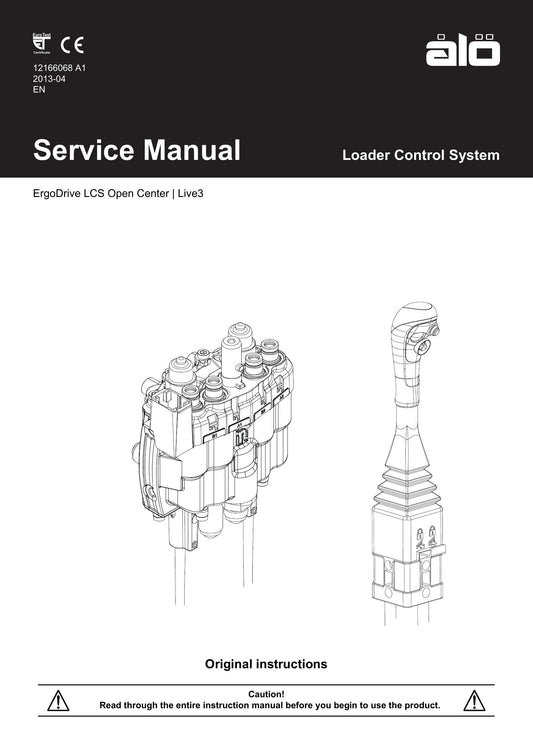 ALÖ ErgoDrive LCS Loader Control System Factory Workshop Service Manual 12166068 A1