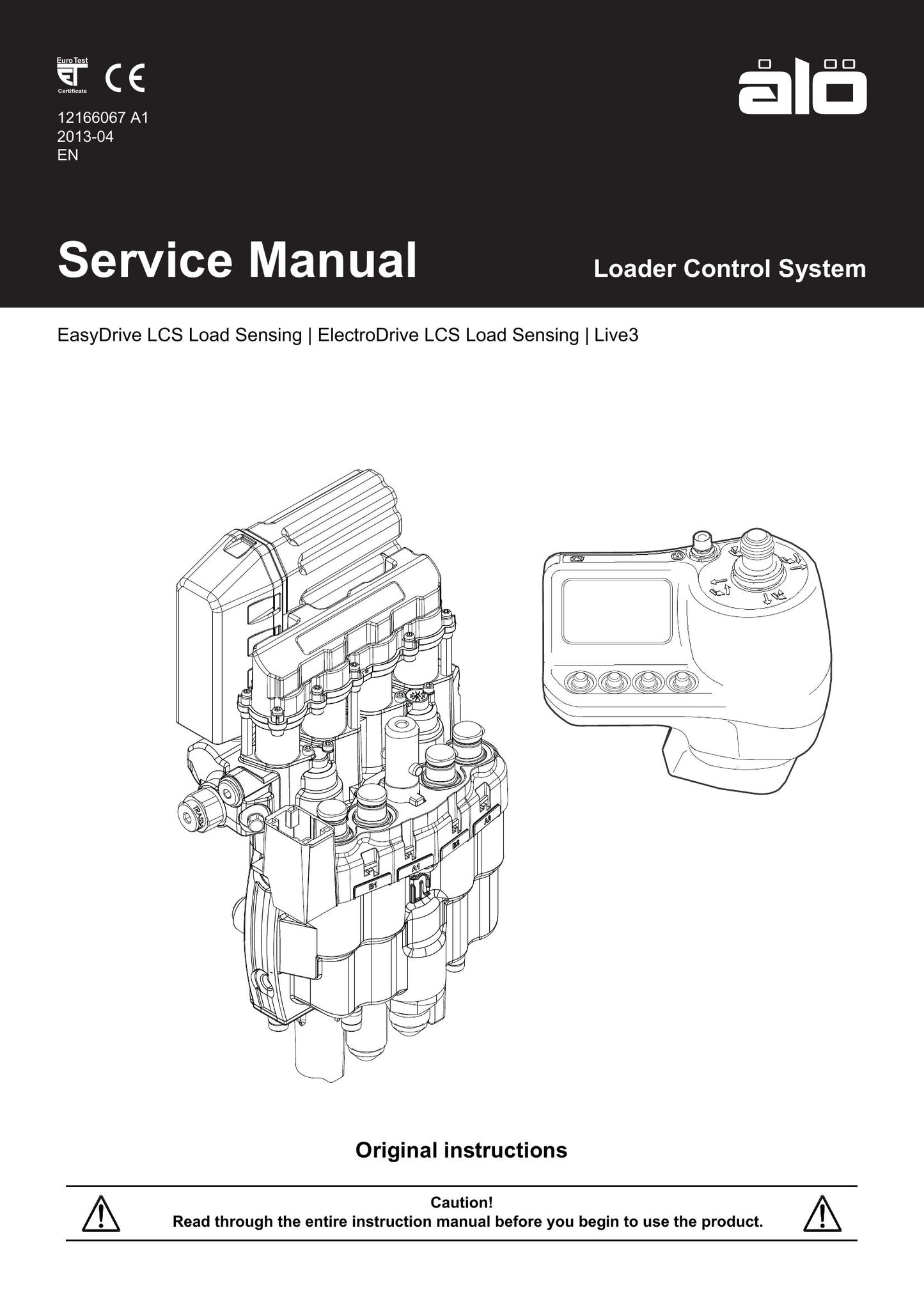 ALO Loader Control System Factory Workshop Service Manual 12166067 A1