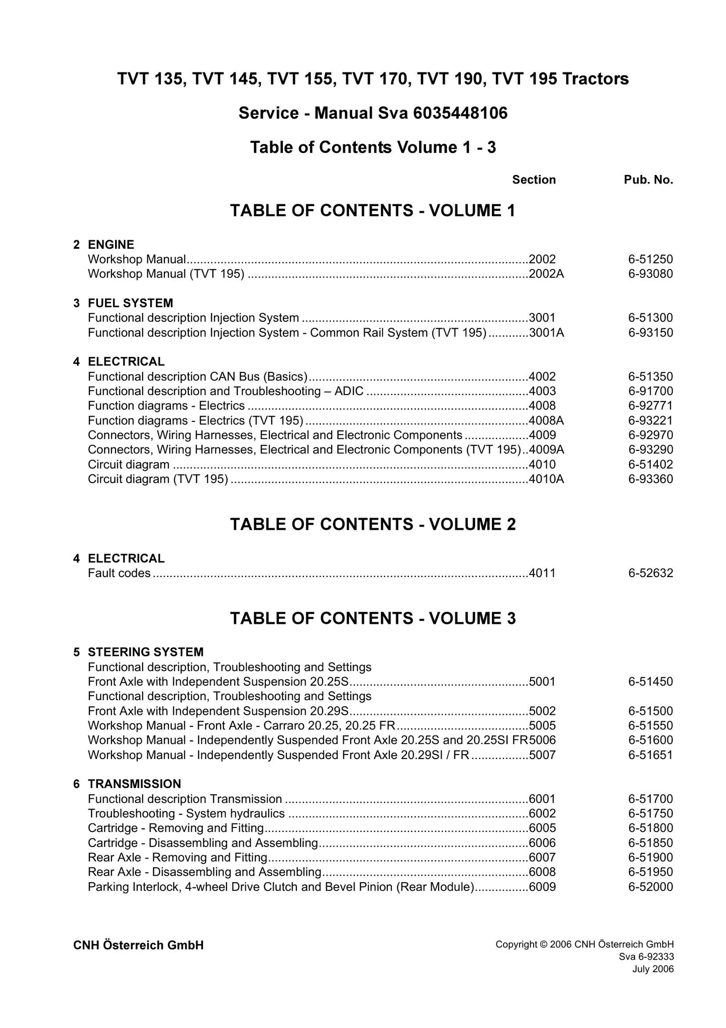 New Holland TVT 135 TVT 145 TVT 155 TVT 170 TVT 190 TVT 195 Tractor Factory Workshop Service Manual Sva 6035448106
