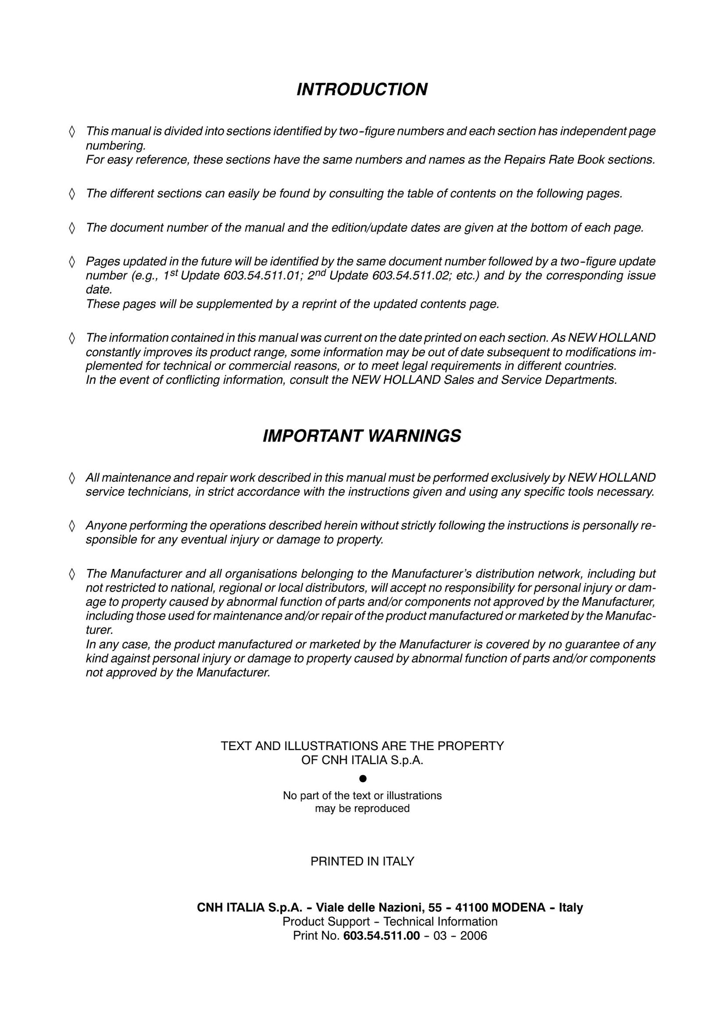 New Holland TL70A TL80A TL90A TL100A Tractor Factory Workshop Service Manual