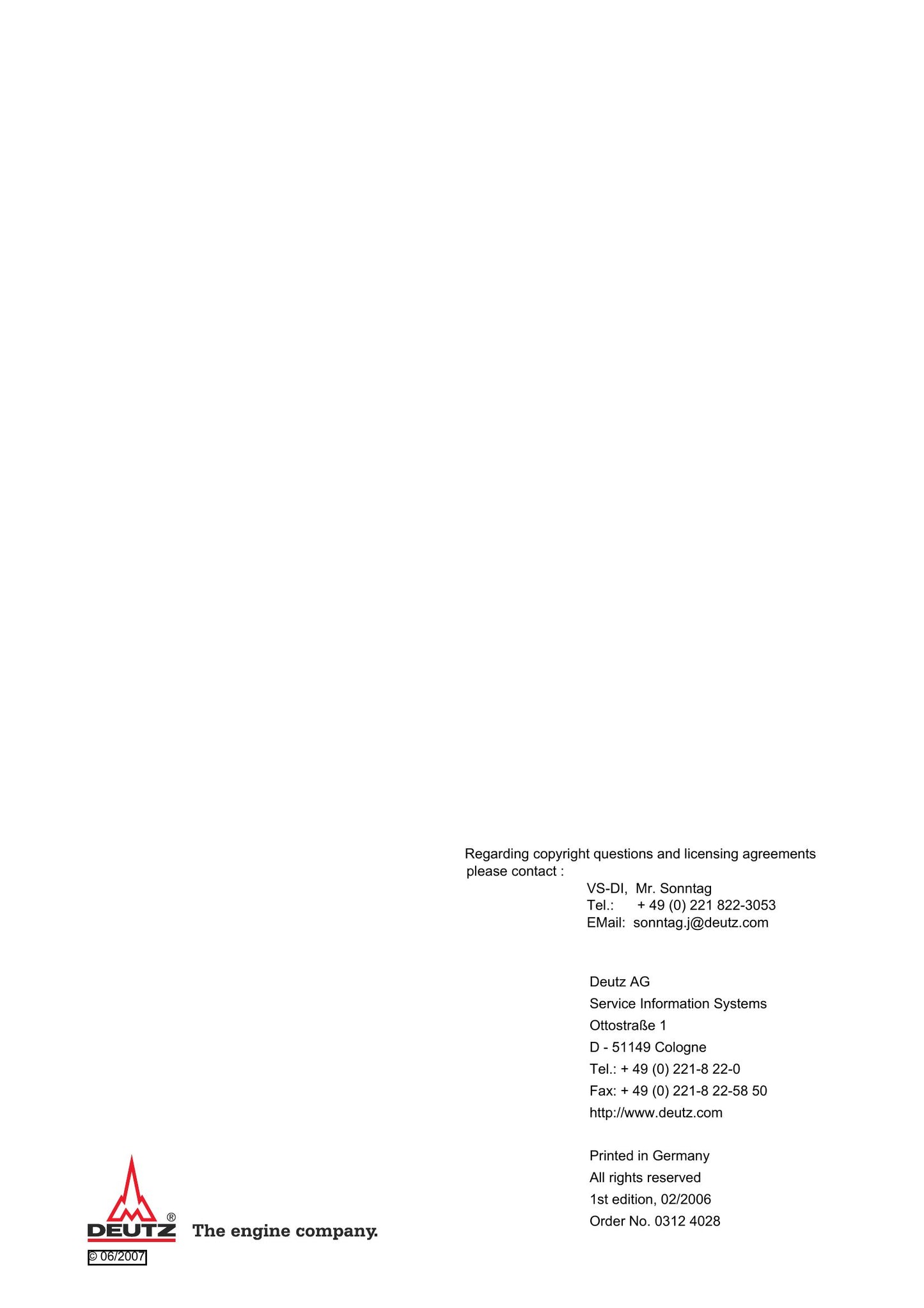 Deutz Workshop Manual 0312 4028