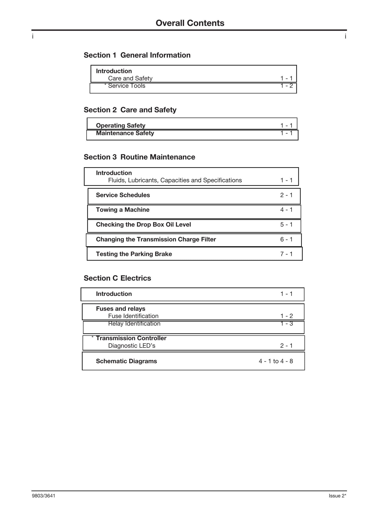 JCB 532H 537H Loadall Factory Workshop Service Manual 9803/3641