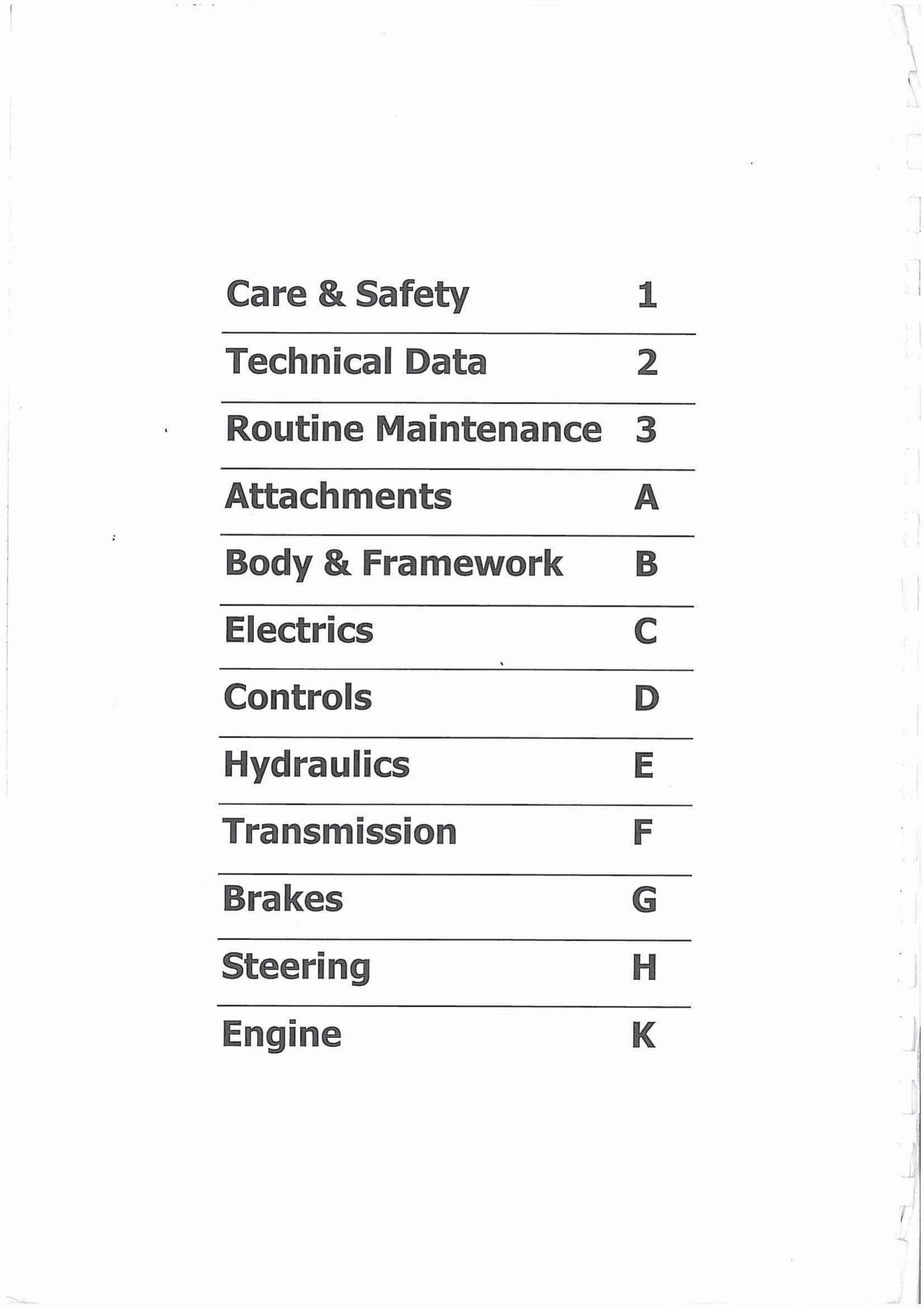 JCB MK2 MK3 2D 2DS 3 3C 3CS 3D 700 Excavator Loader Workshop Manual 9803-1200