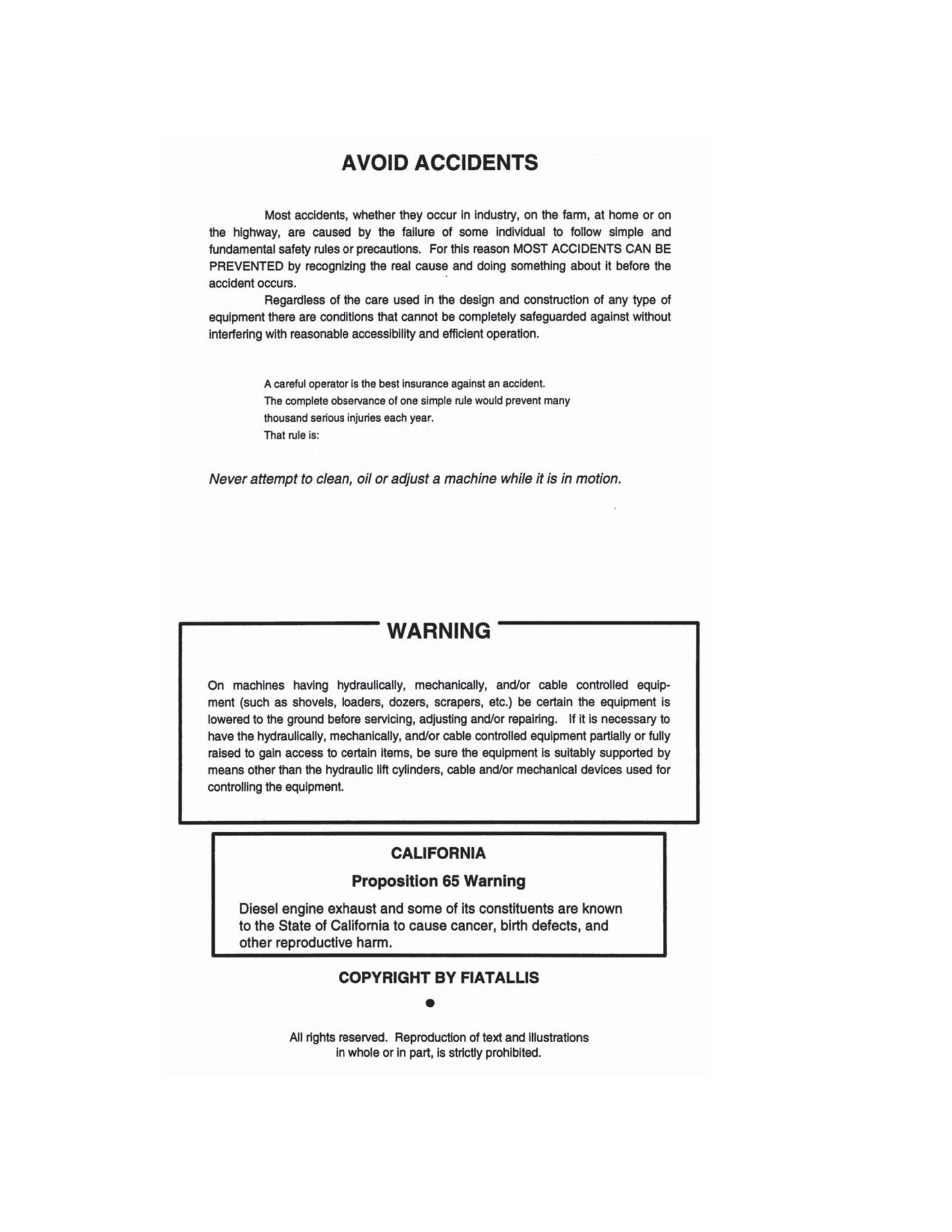 FIATALLIS M-100 M100-B 100-C 150-C 200-C Motor Grader Factory Workshop Service Manual 70657712