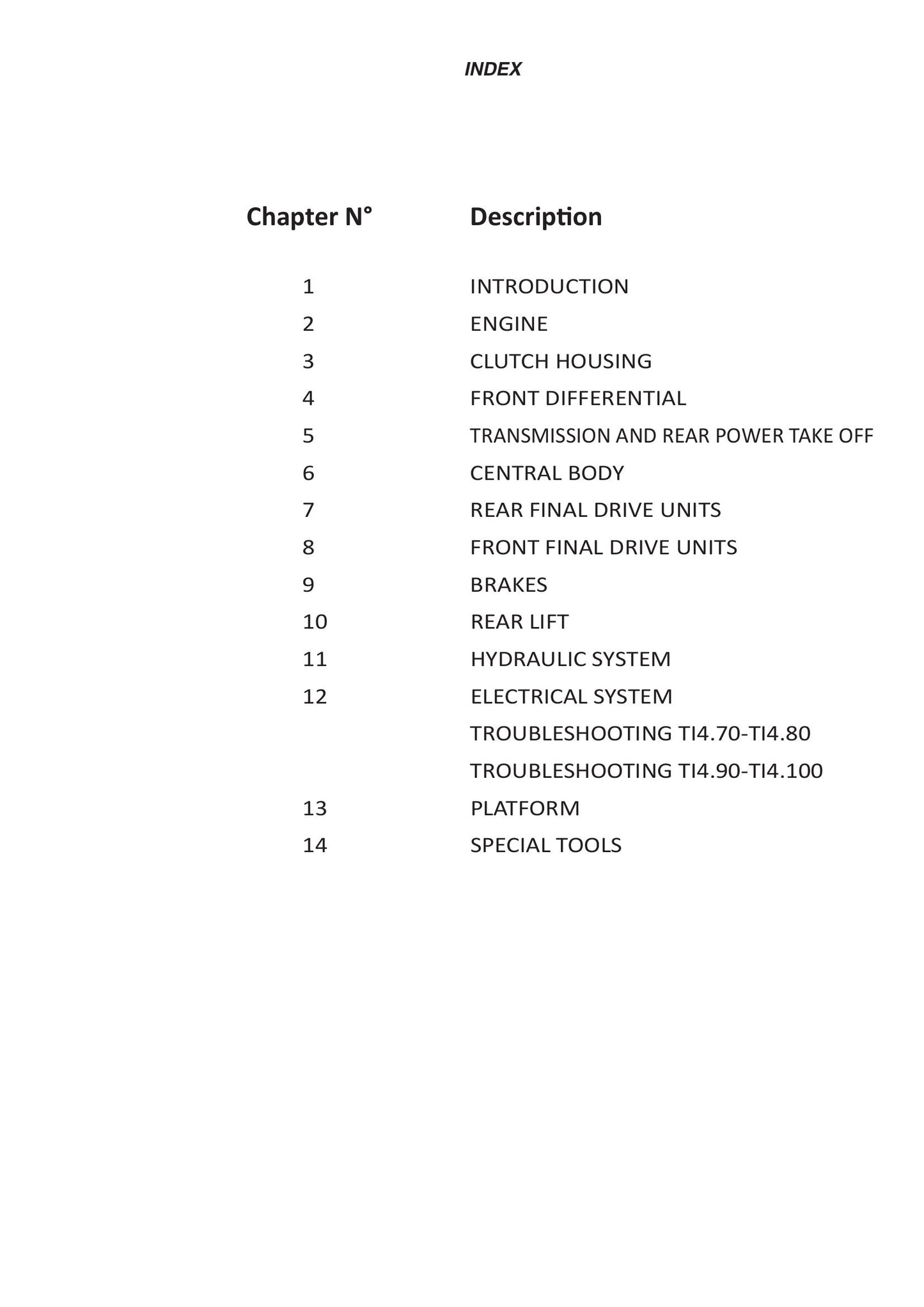 New Holland TI4.70 RS TI4.80 RS TI4.90 RS TI4.100 RS Tractor Factory Workshop Service Manual 51427768