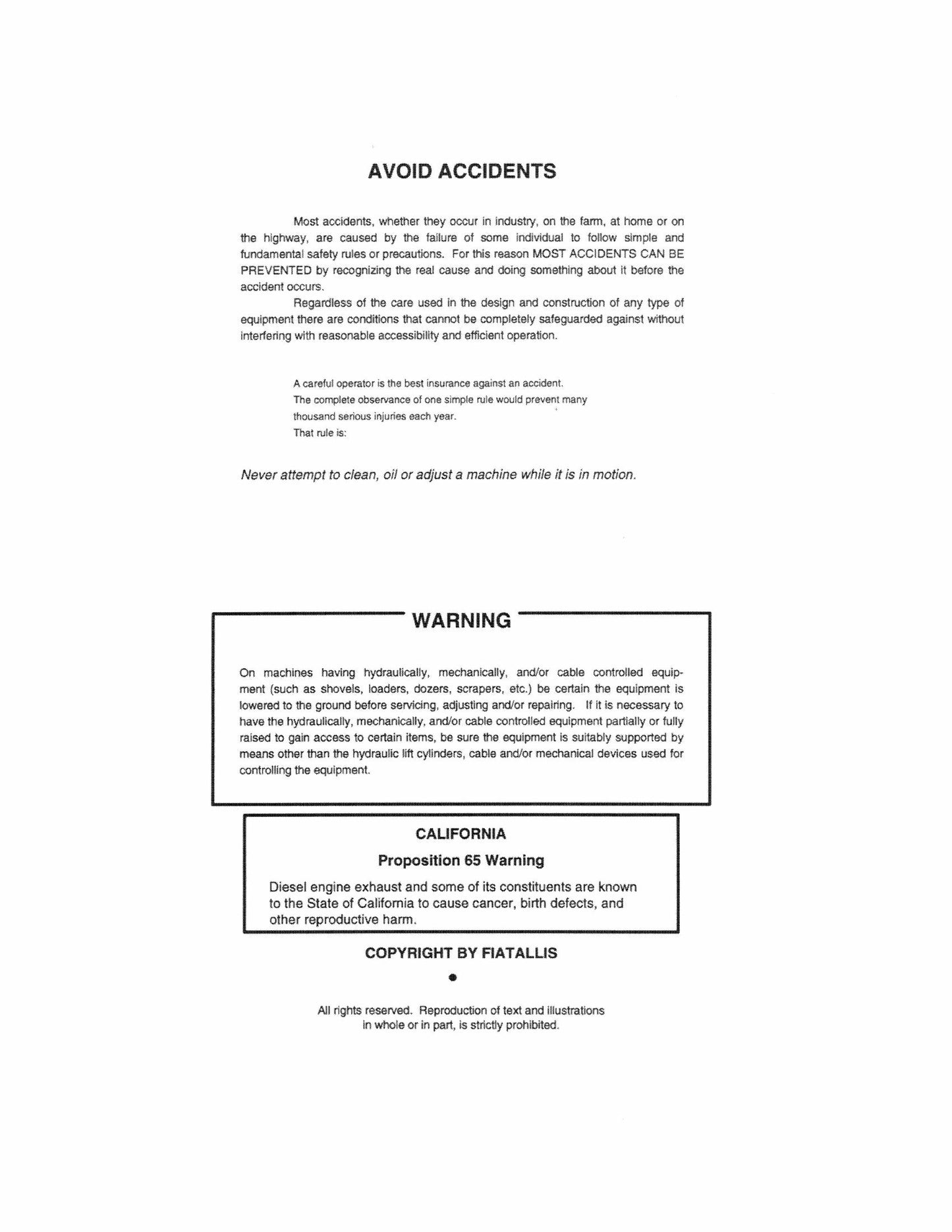 FIATALLIS FW60 FW80 Wheel Loader Factory Workshop Service Manual 76589732