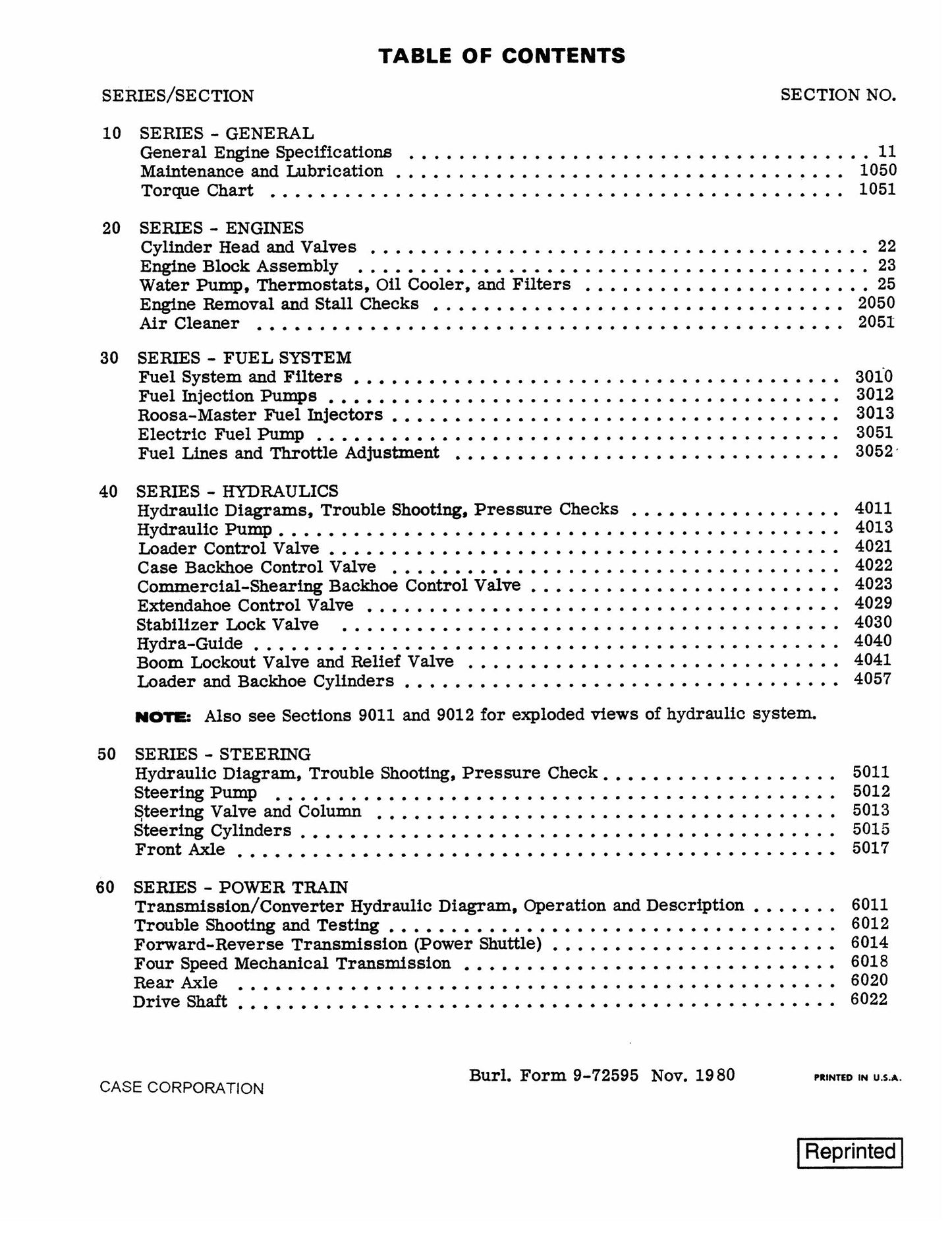 CASE 680 CK Series C Loader Factory Workshop Service Manual 9-72595