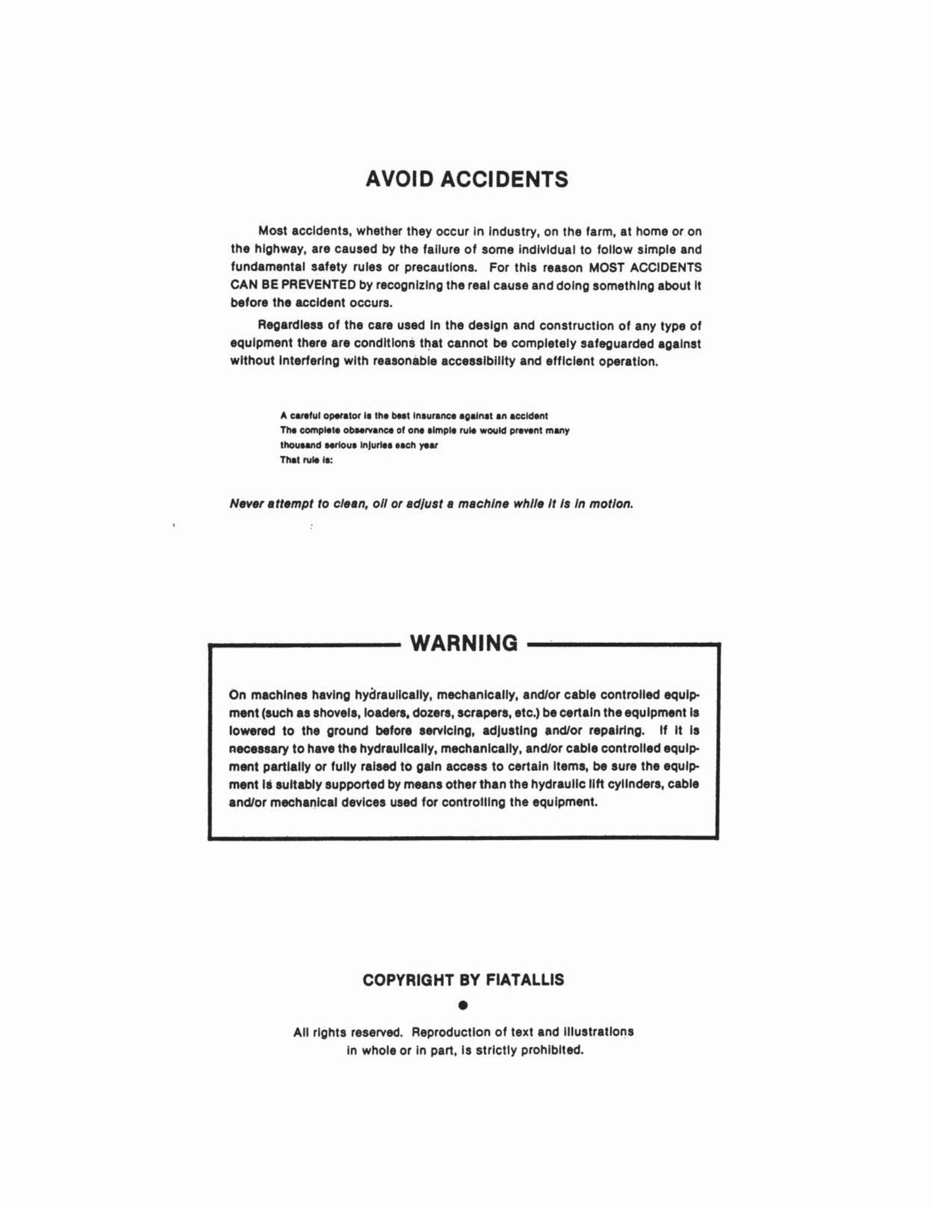 FIATALLIS Airesearch TE-06 Series Turbocharger Factory Workshop Service Manual 70677064