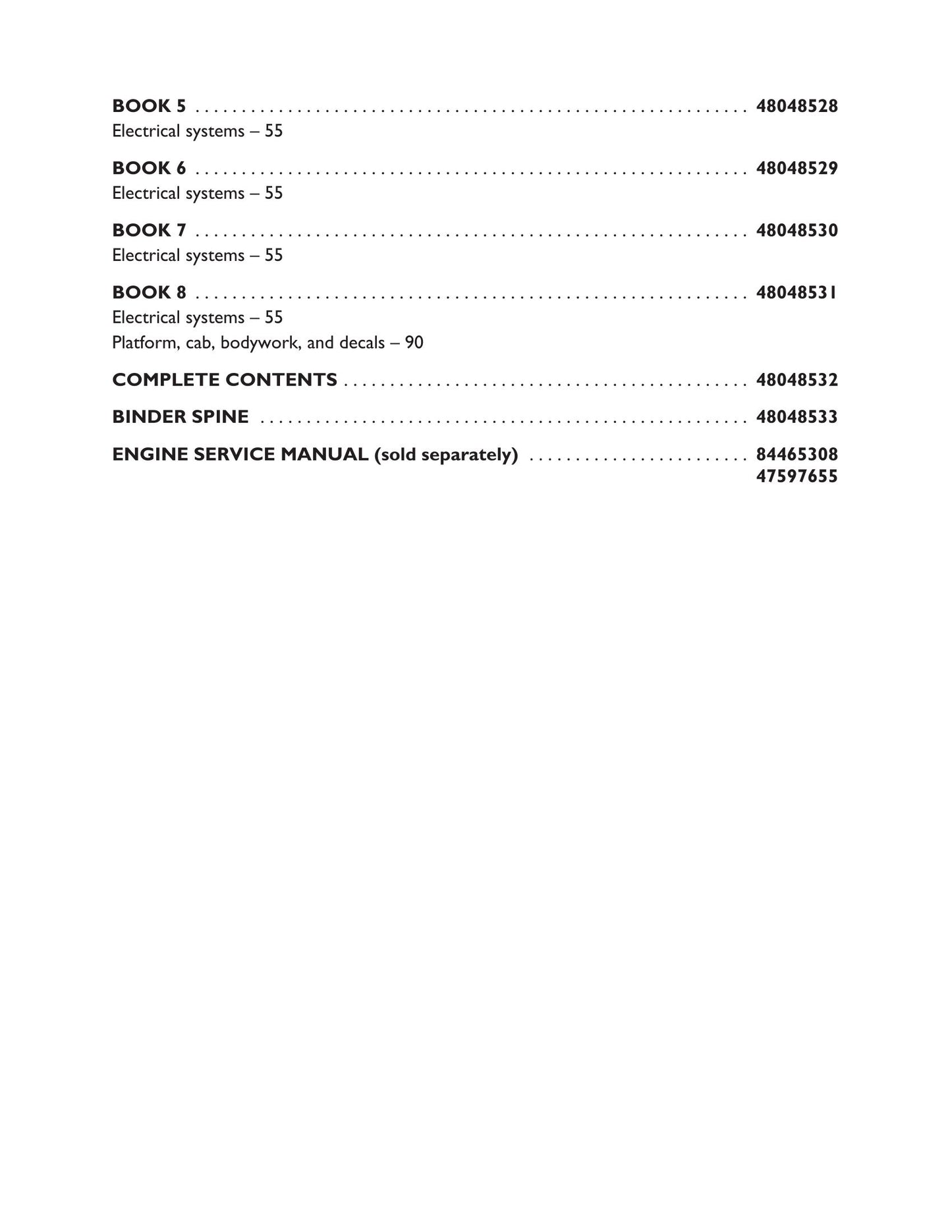 New Holland T4030V T4040V T4050V T4060V Tractor Factory Workshop Service Manual 48048525