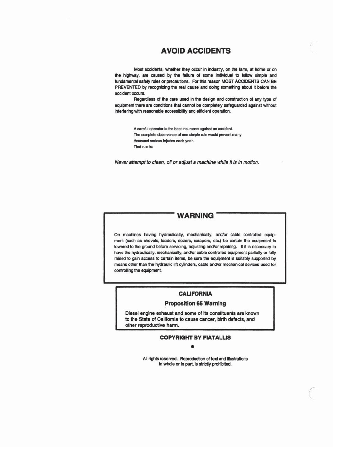 FIATALLIS 8045 Engine Factory Workshop Service Manual 604.06.295