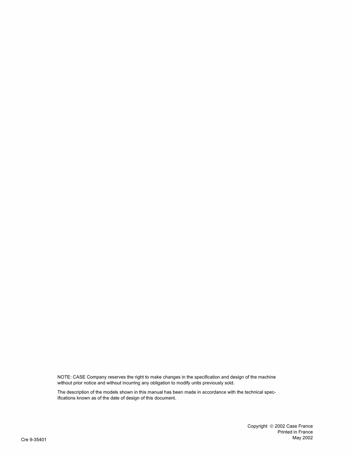 CASE 325 Articulated Truck Factory Workshop Service Manual Cre 9-35401