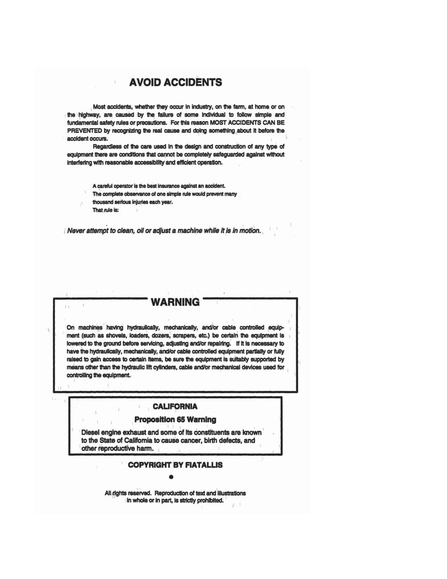 FIATALLIS FD80 Crawler Dozer Factory Workshop Service Manual 60406841