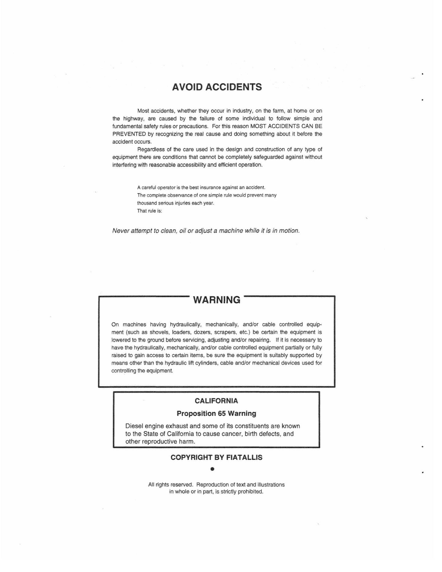 FIATALLIS HD-41 41-B Crawler Tractor Factory Workshop Service Manual 73113584