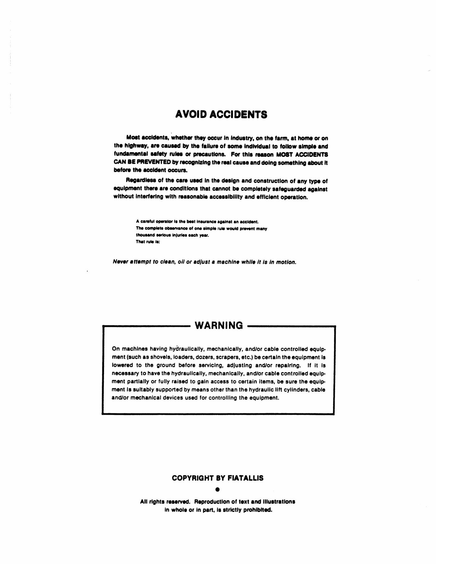 FIATALLIS Fuel Injection Nozzle Assemblies Factory Workshop Service Manual 70682797