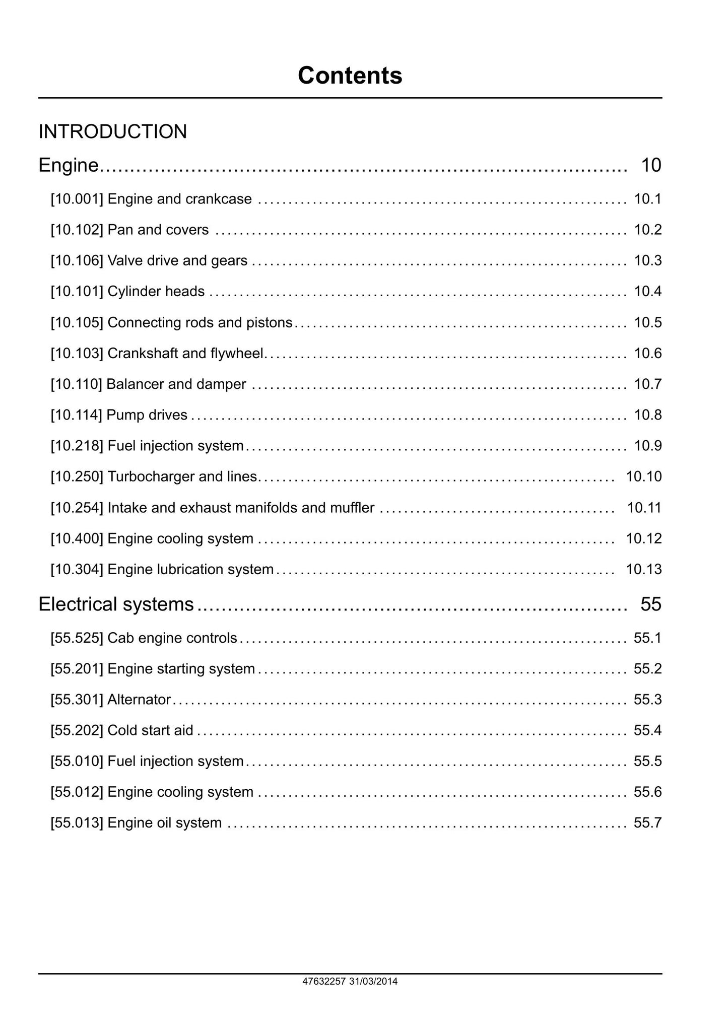 CASE N843H N843L N843 N844LT N844L N844T N844 Engine Factory Workshop Service Manual 47632257
