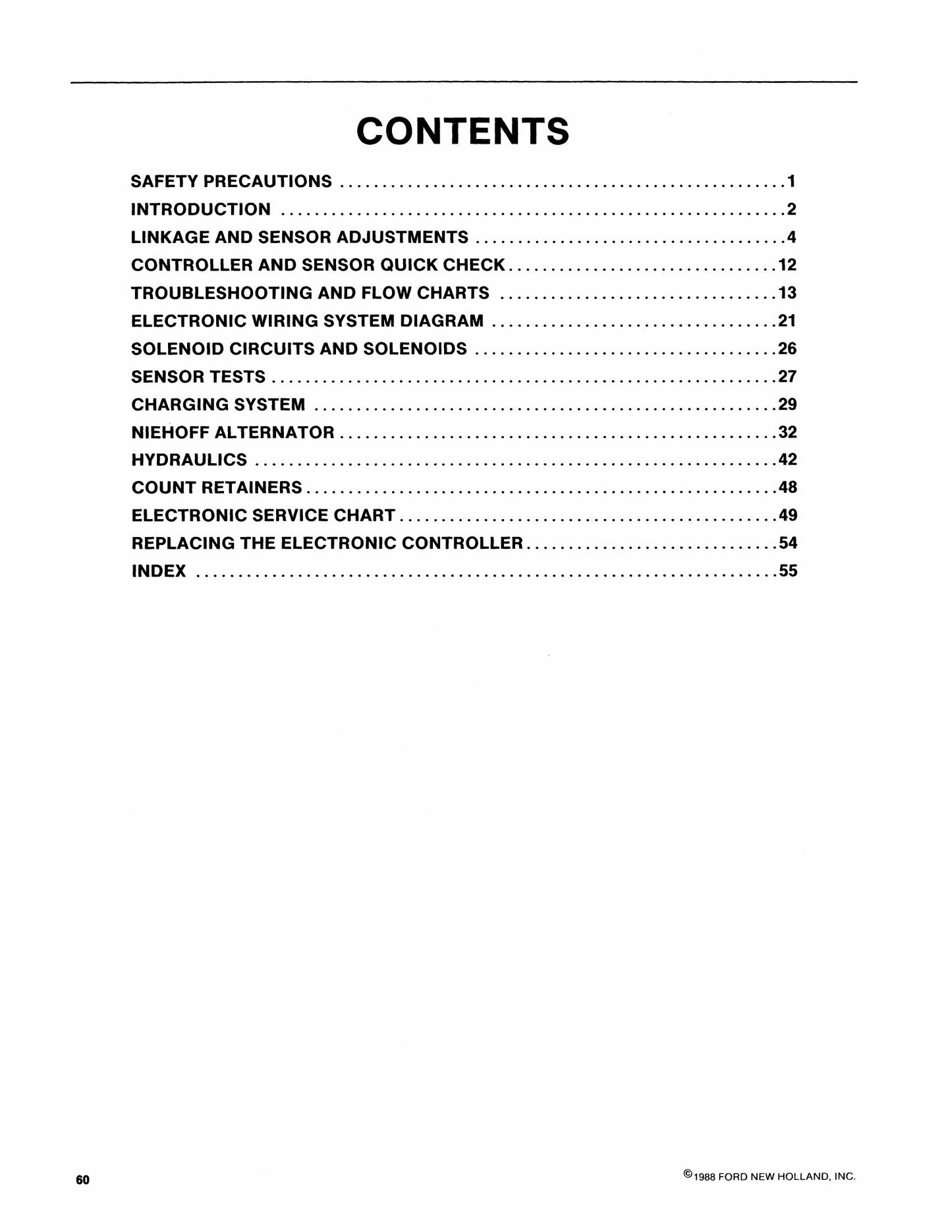 New Holland 1075 Bale Wagon Factory Workshop Service Manual 40932101