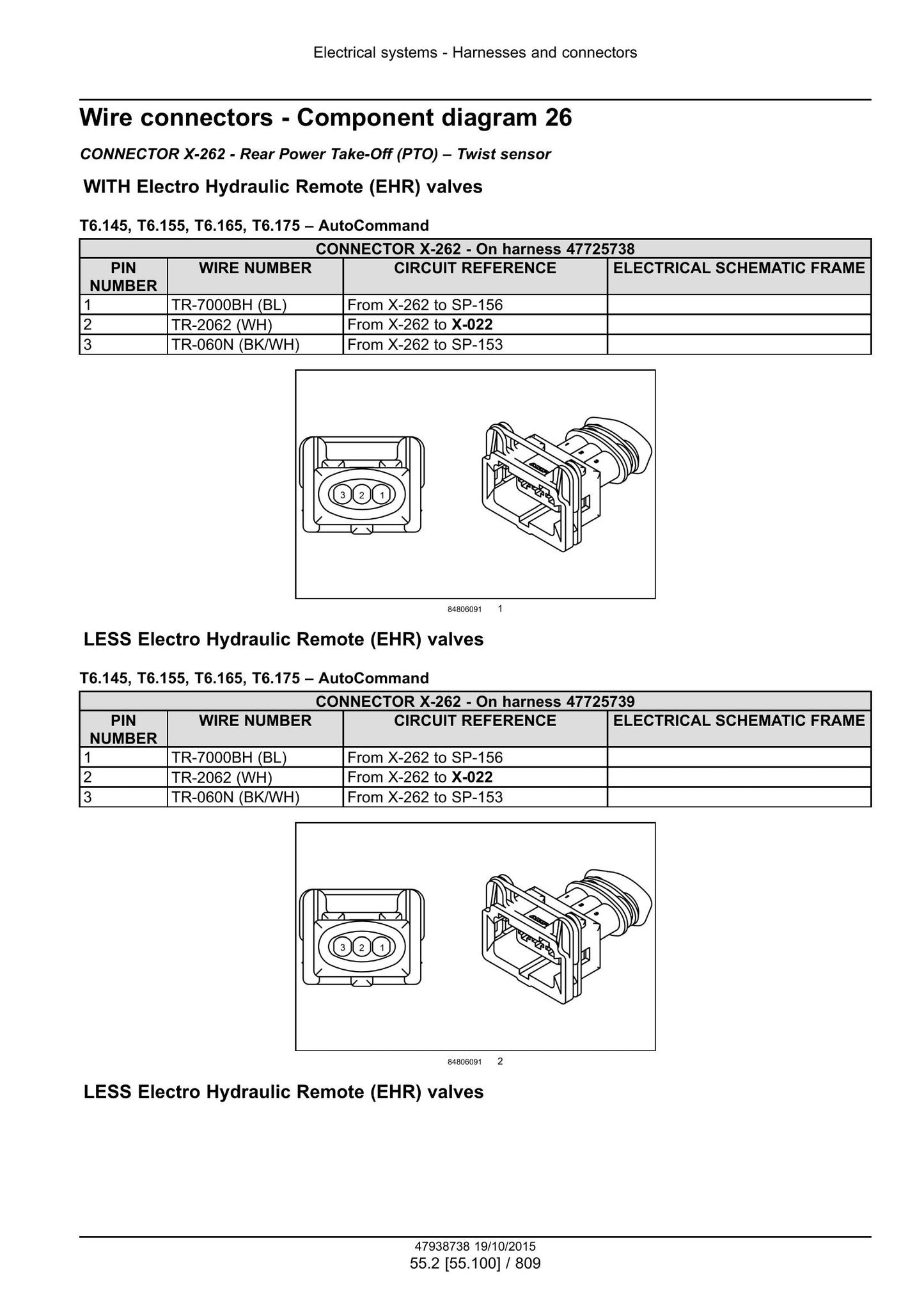 New Holland T6.125 T6.145 T6.155 T6.165 T6.175 T6.180 T6.145 AutoCommand T6.155 AutoCommand T6.165 AutoCommand T6.175 AutoCommand Tractor Factory Workshop Service Manual 47951296