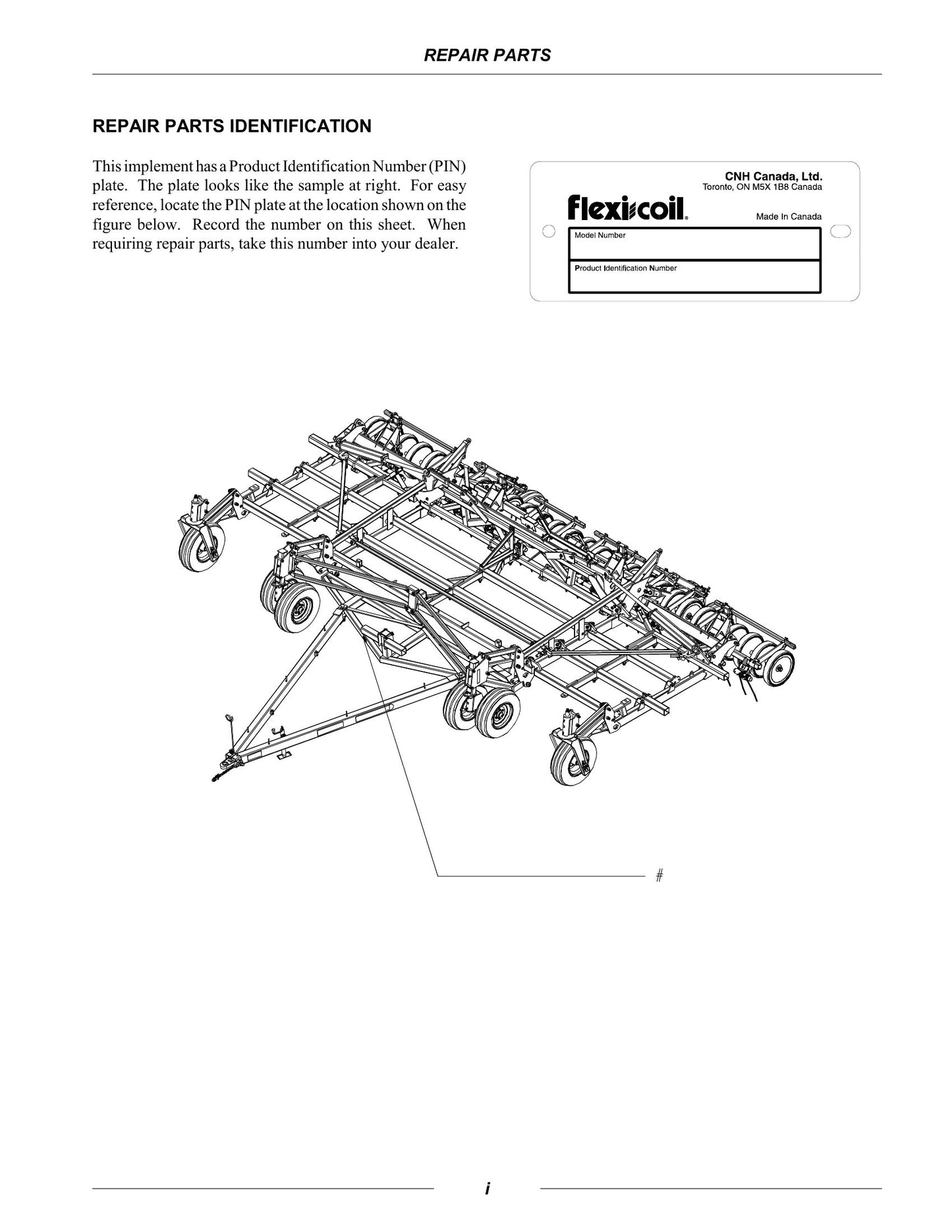 Flexi-Coil 5000HD Air Drill Factory Workshop Repair Manual 87545763