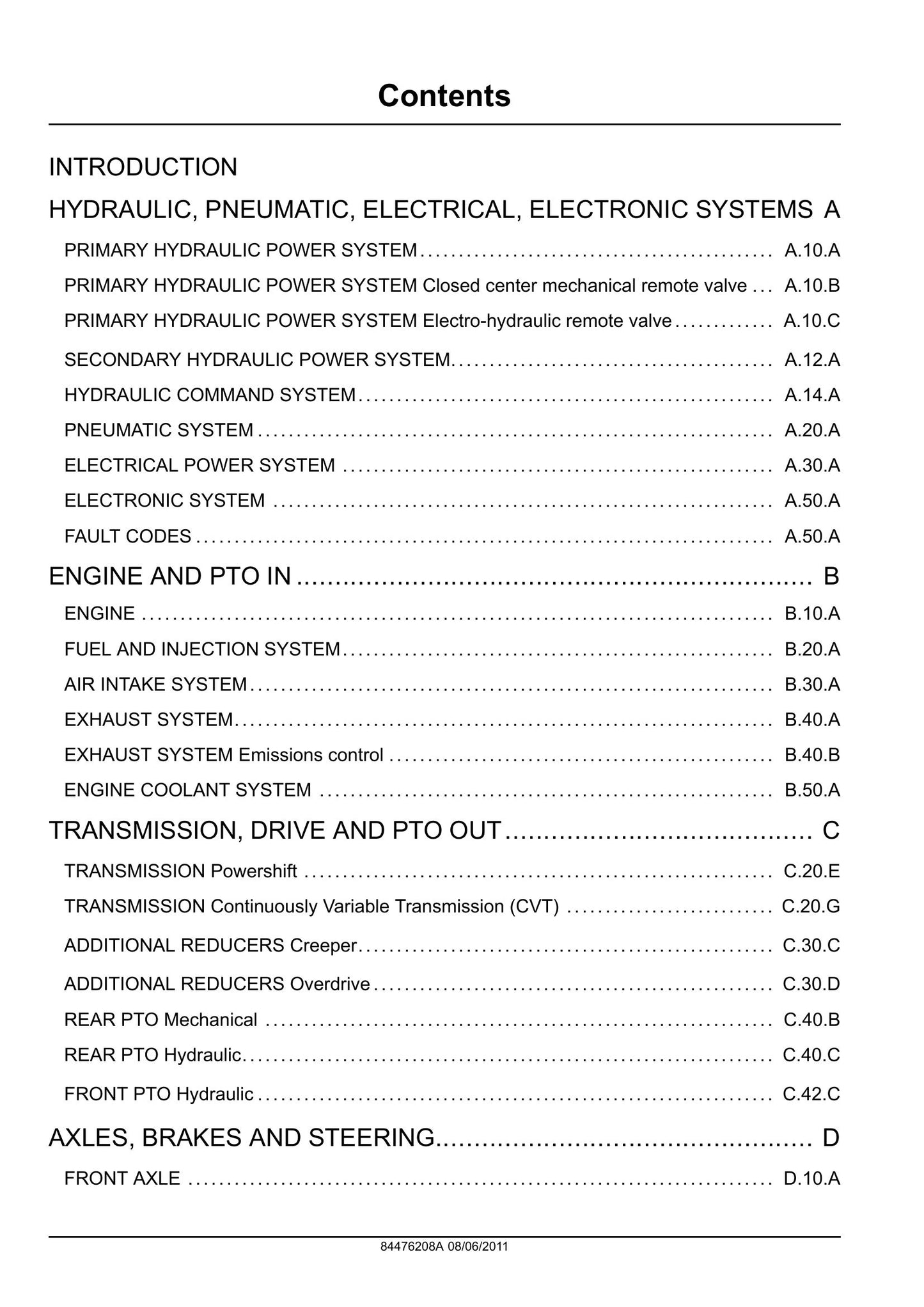 CASE Puma 170 185 200 215 230 Tractor Factory Workshop Service Manual 84476208A