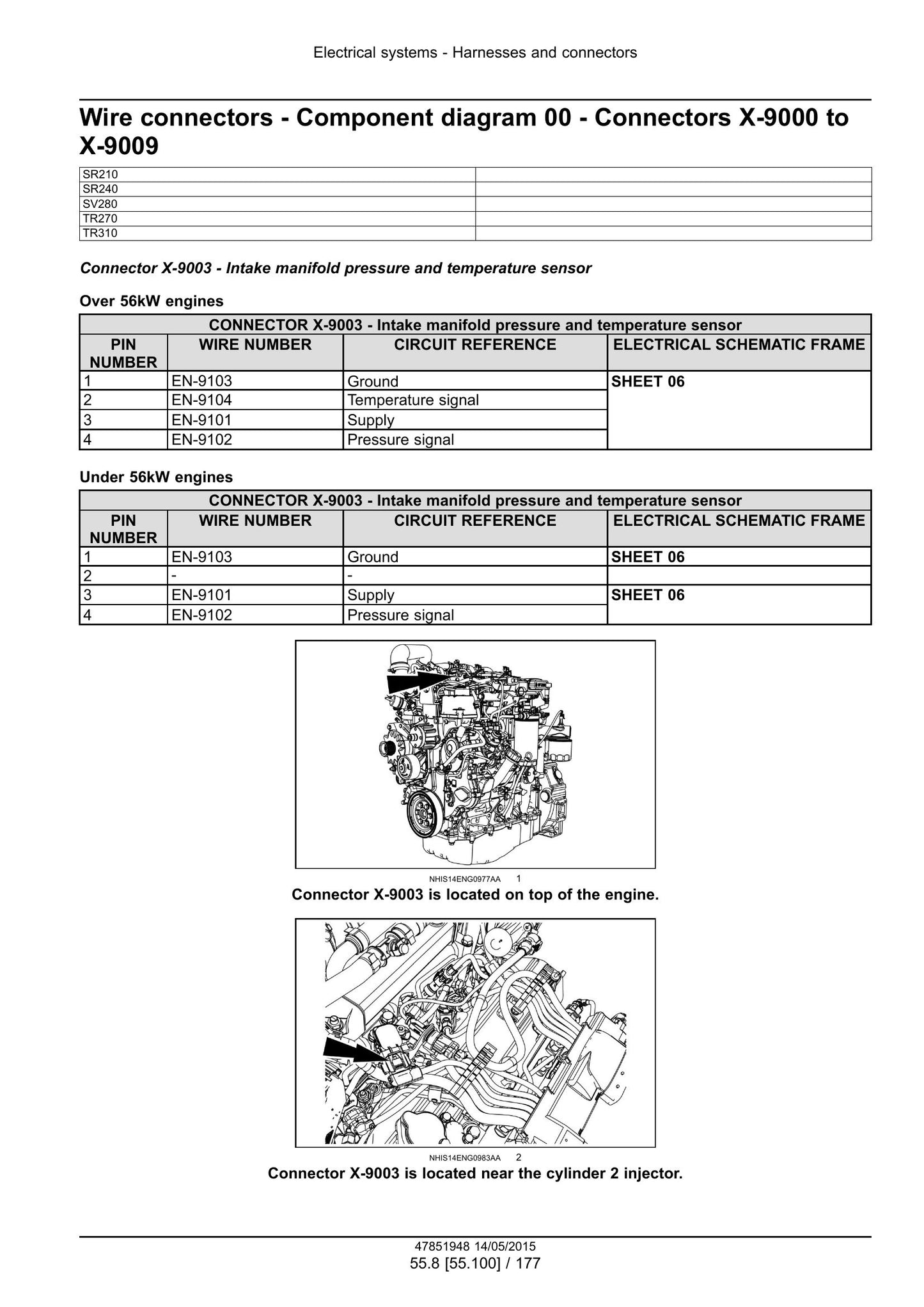 CASE SR210 SR240 SV280 TR270 TR310 Skid Steer Loader Factory Workshop Service Manual 47884041