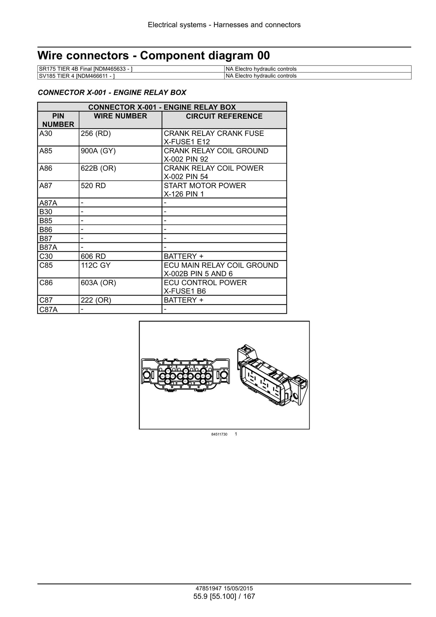 CASE SR175 SV185 Skid Steer Loader Factory Workshop Service Manual 47381861