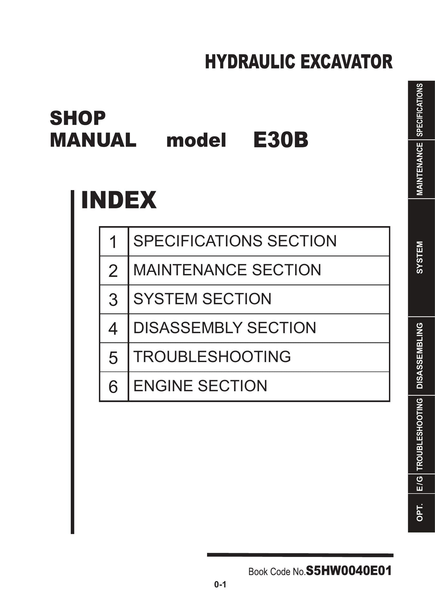 New Holland E30B Crawler Excavator Factory Workshop Service Manual S5HW0040E01