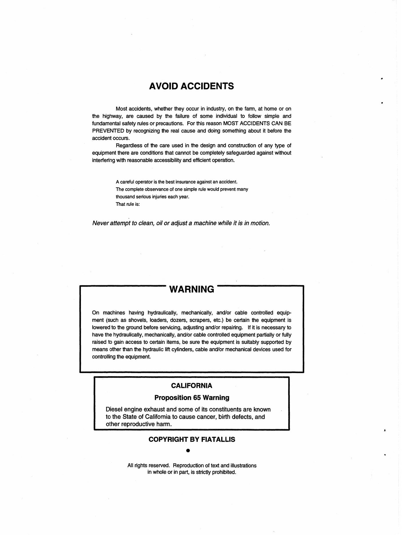 FIATALLIS FD30B Bulldozer Factory Workshop Service Manual 73154528