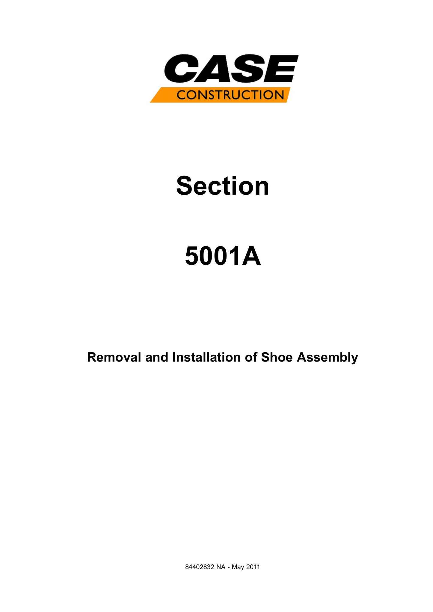 CASE CX350C Crawler Excavator Factory Workshop Service Manual 84541710