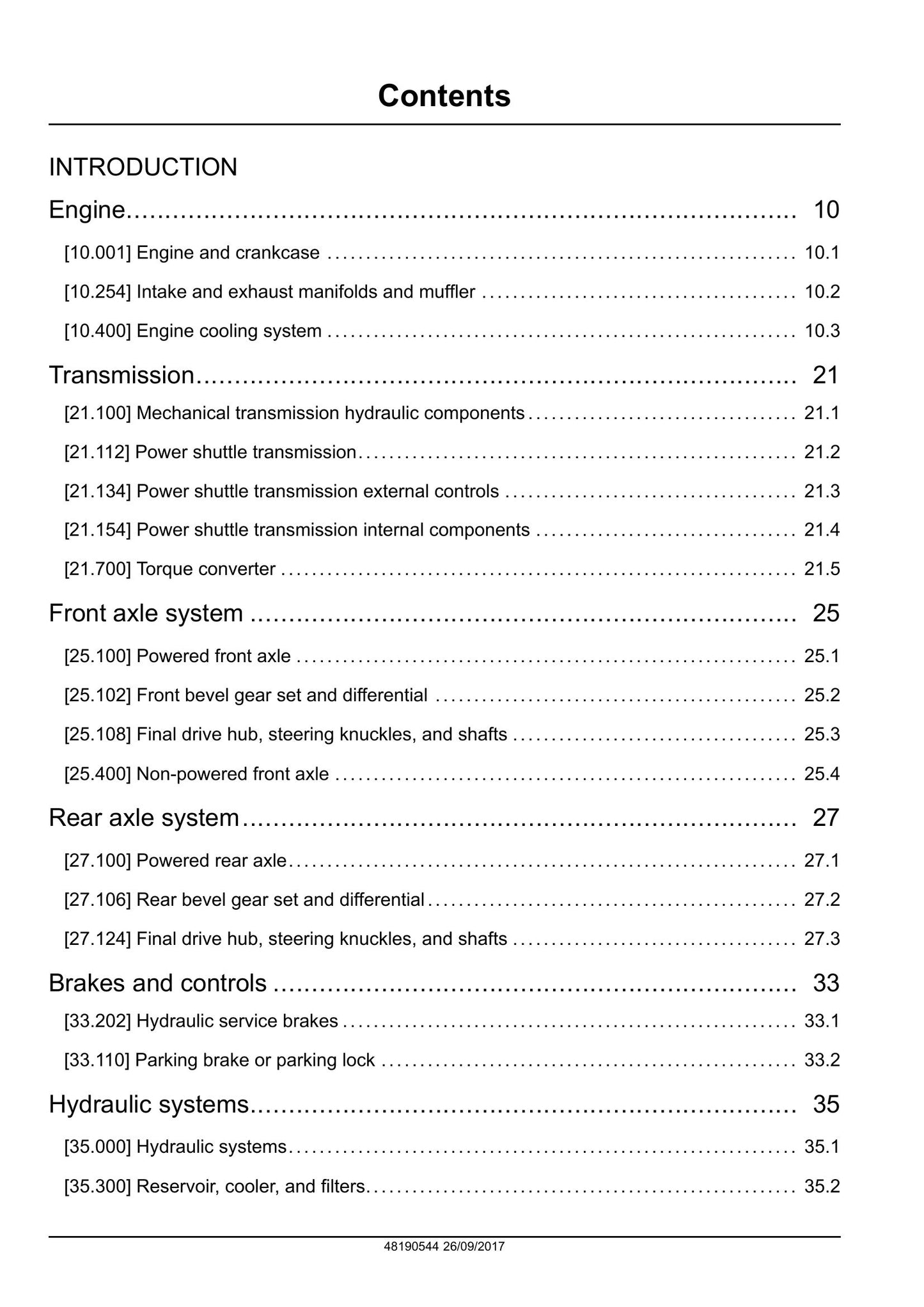 CASE 770 EX 770 EX MAGNUM Tractor Loader Factory Workshop Service Manual 48190544