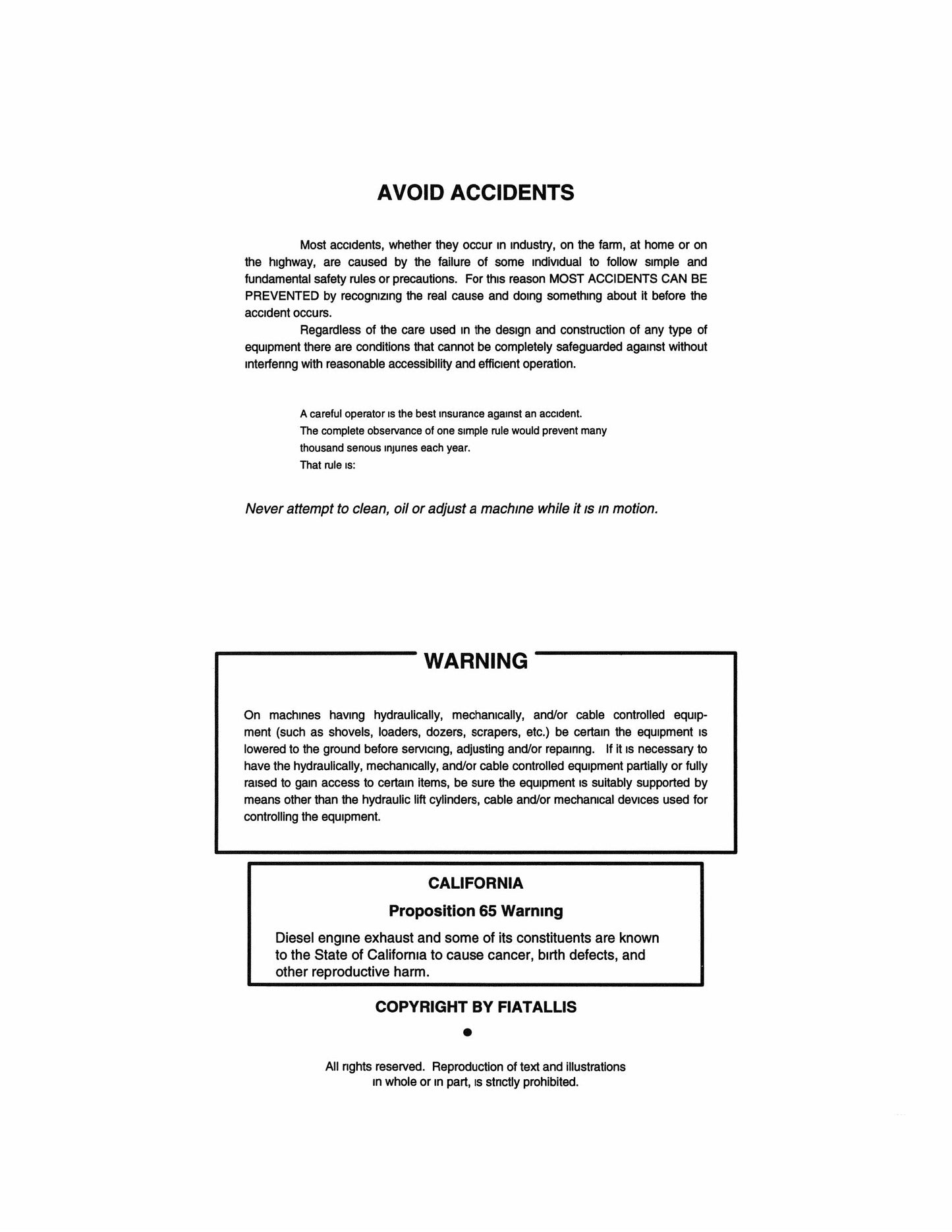 FIATALLIS FD14E Crawler Tractor Factory Workshop Service Manual 73156500