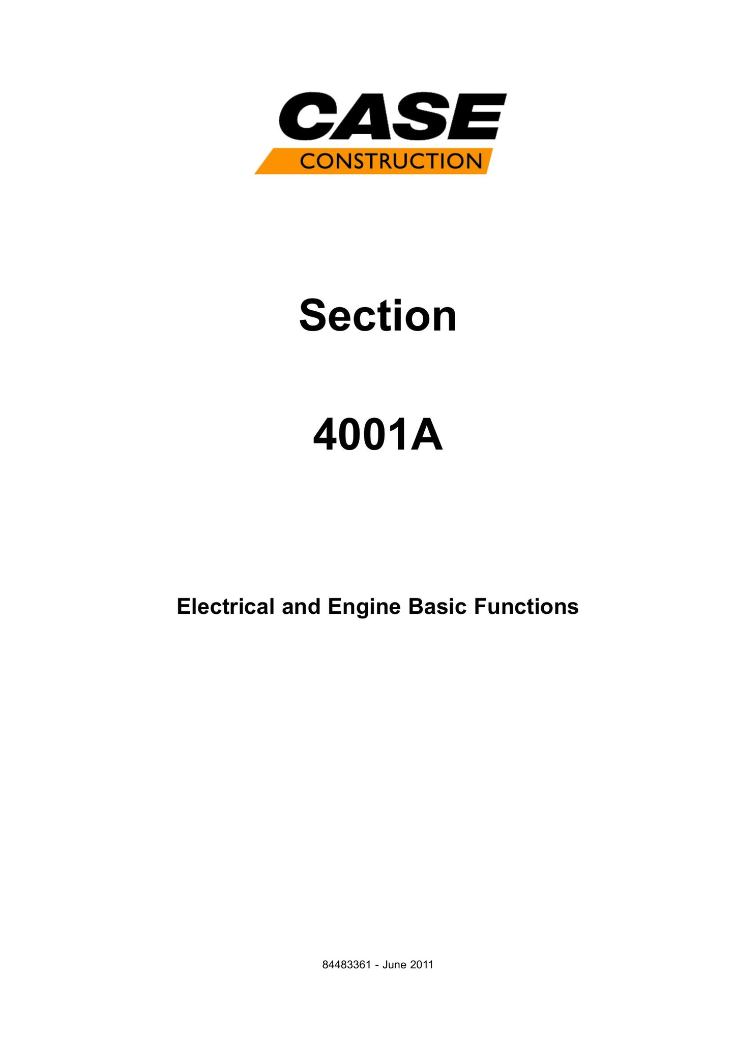 CASE CX300C Crawler Excavator Factory Workshop Service Manual 84541700