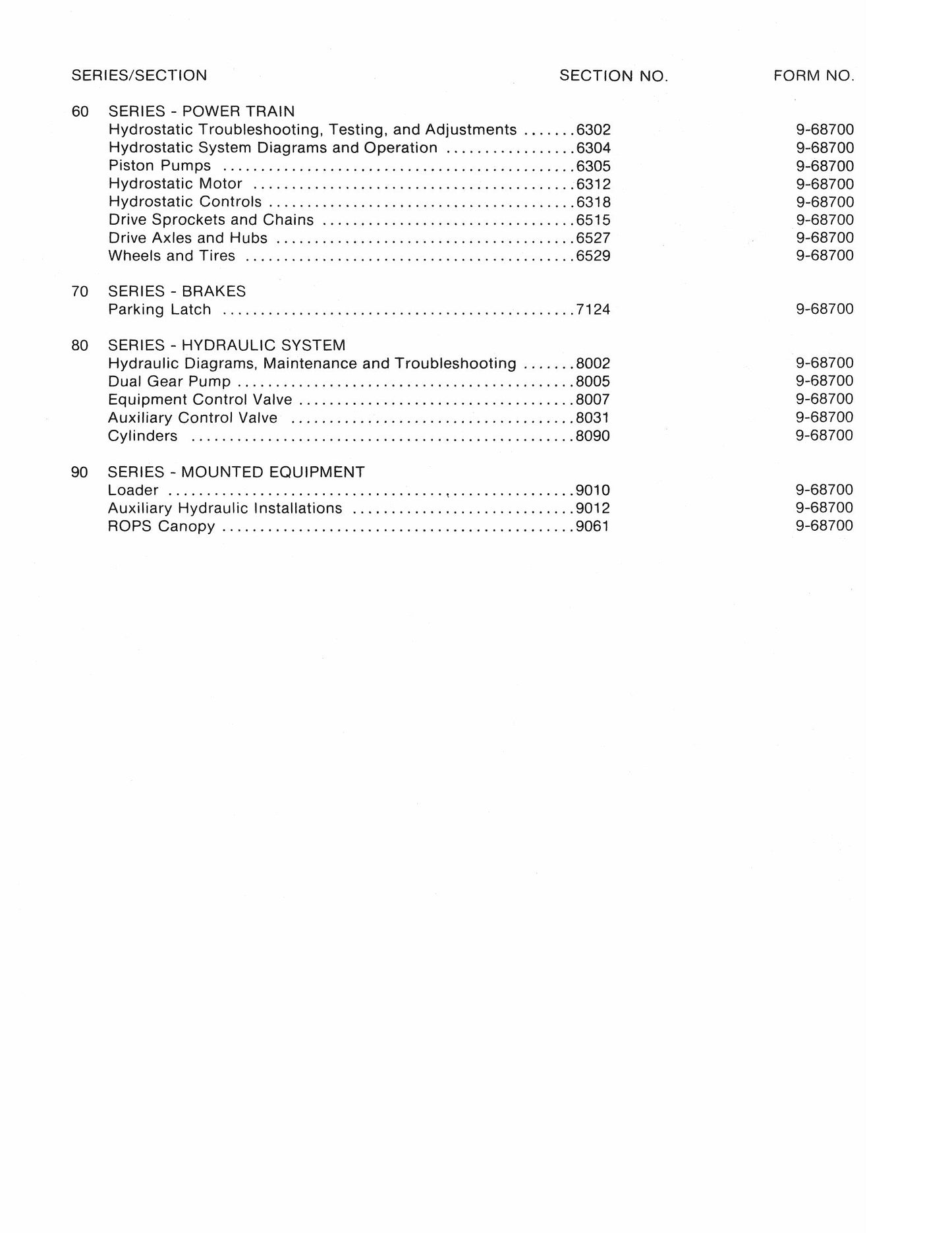 CASE 1835 UNI-LOADER Skid Steer Loader Factory Workshop Service Manual