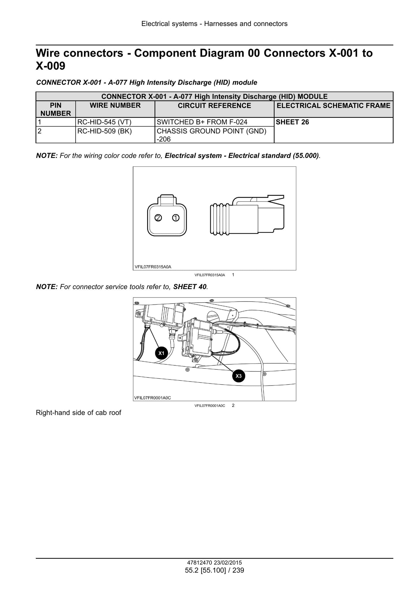 New Holland FR450 FR500 FR600 FR700 FR850 Forage Harvester Factory Workshop Service Manual 47849552